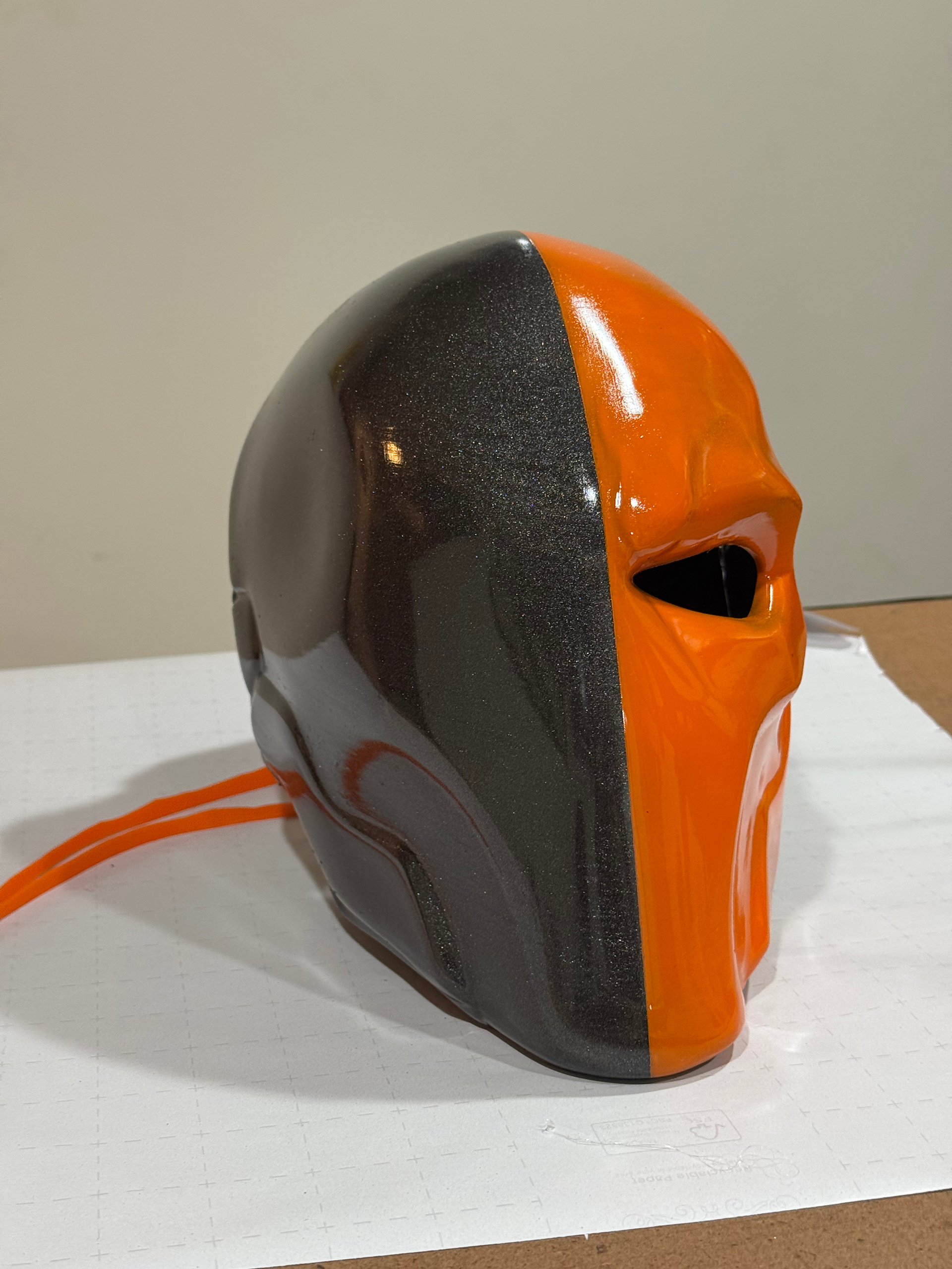 Deathstroke, Final Paint Job, 1K Clear Coat, Silicone Tails Added