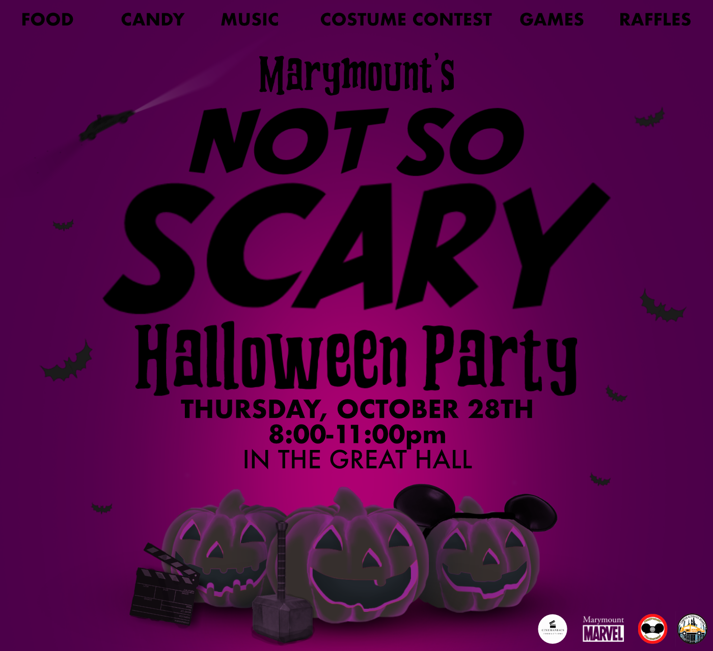 Marymount Manhattan College Assorted Event Flyers