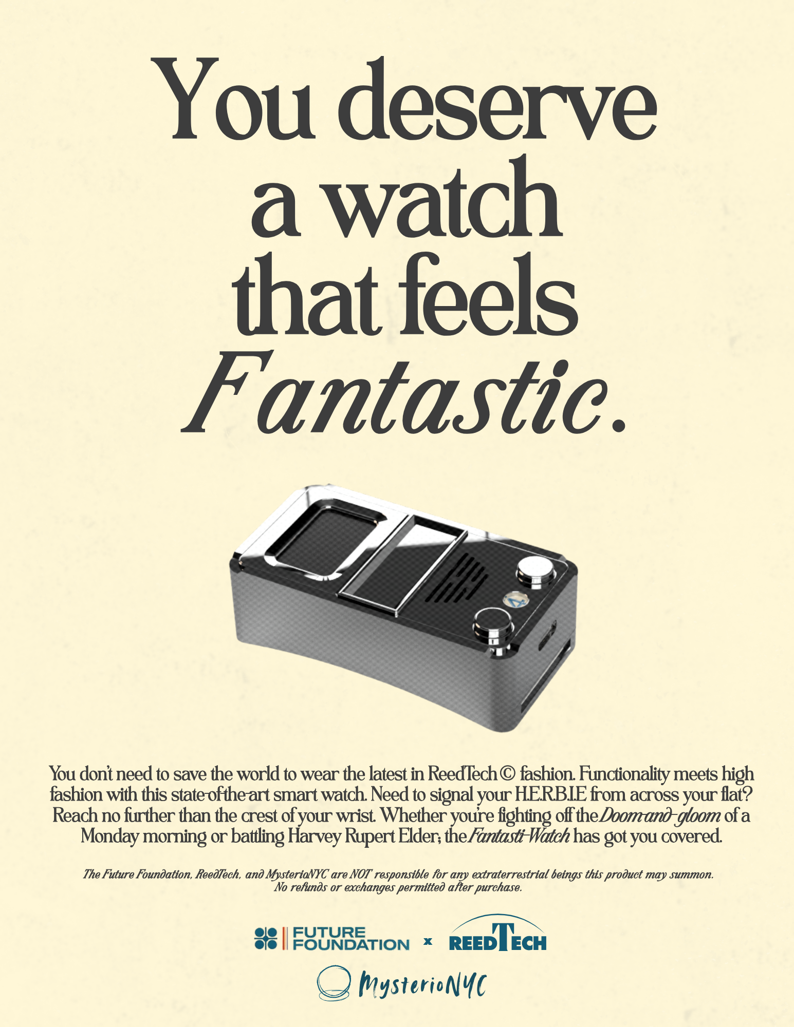 Fantasti-Watch, Promotional Graphic