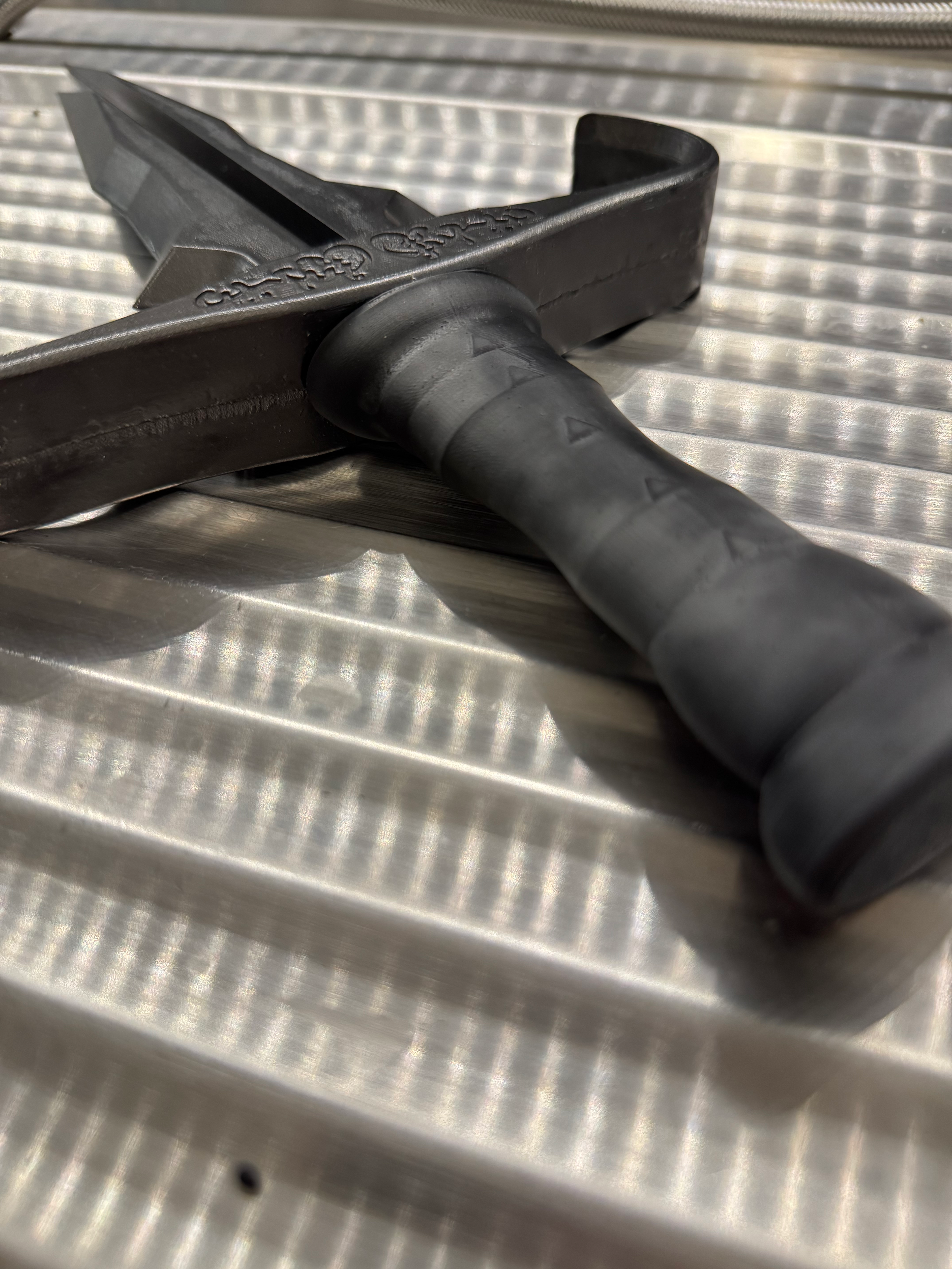 Finished Prop, Knife Recreation/Fabrication, Rubber Hilt (Plasti-dip)