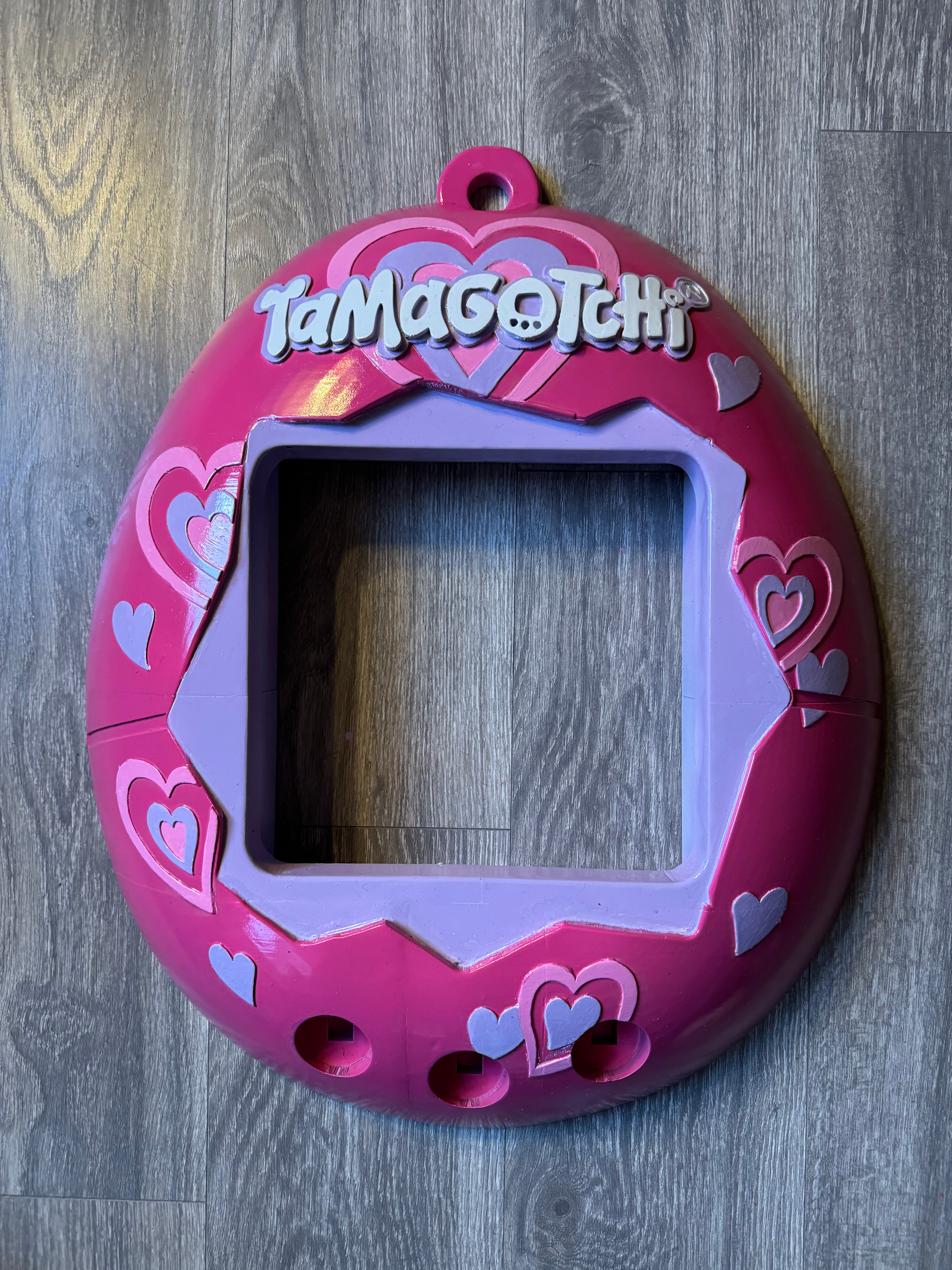 'Tamagotchi' Wall Mirror, Final Paint Job