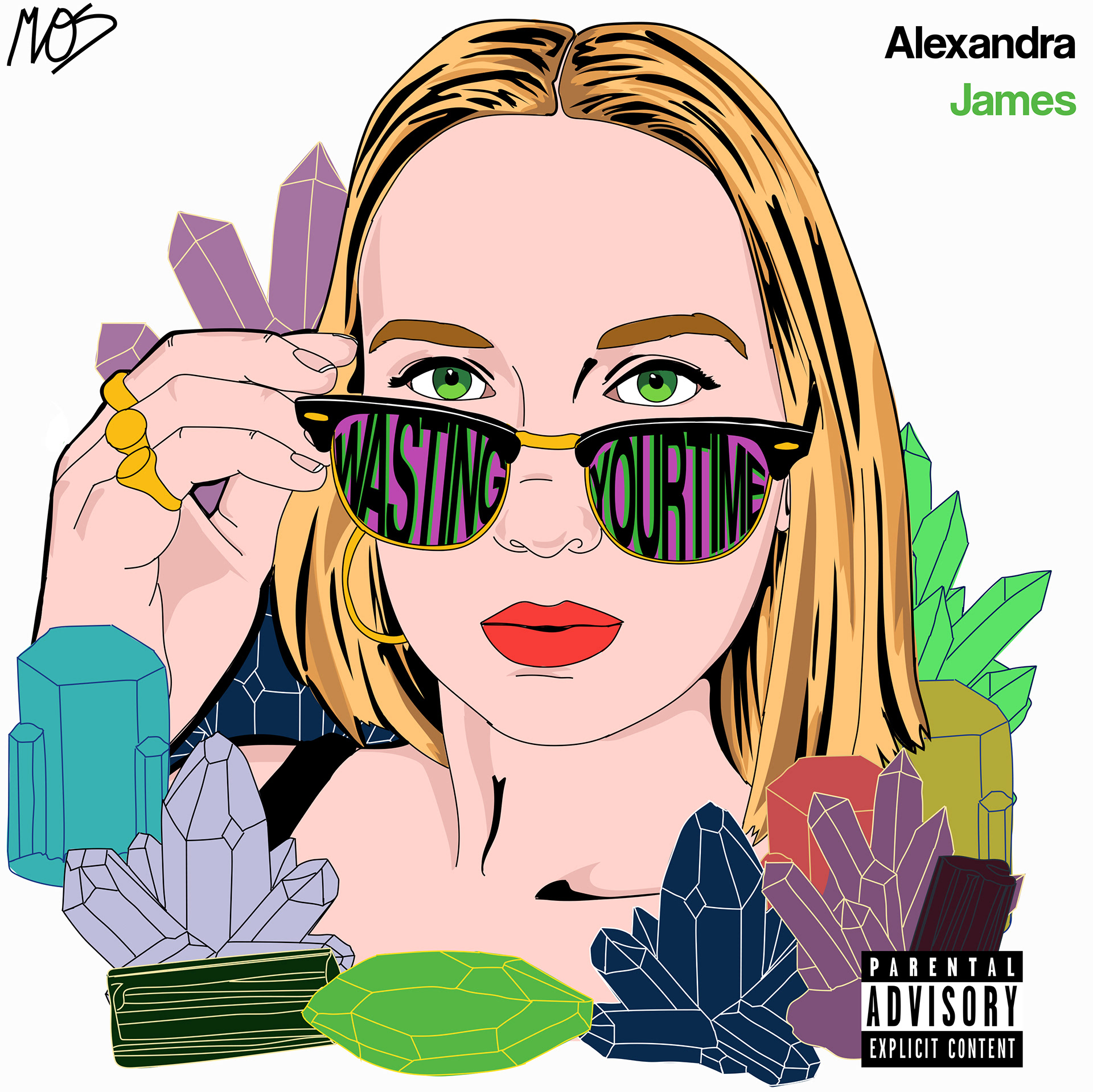 Alexandra James Single Cover "Wasting Your Time"