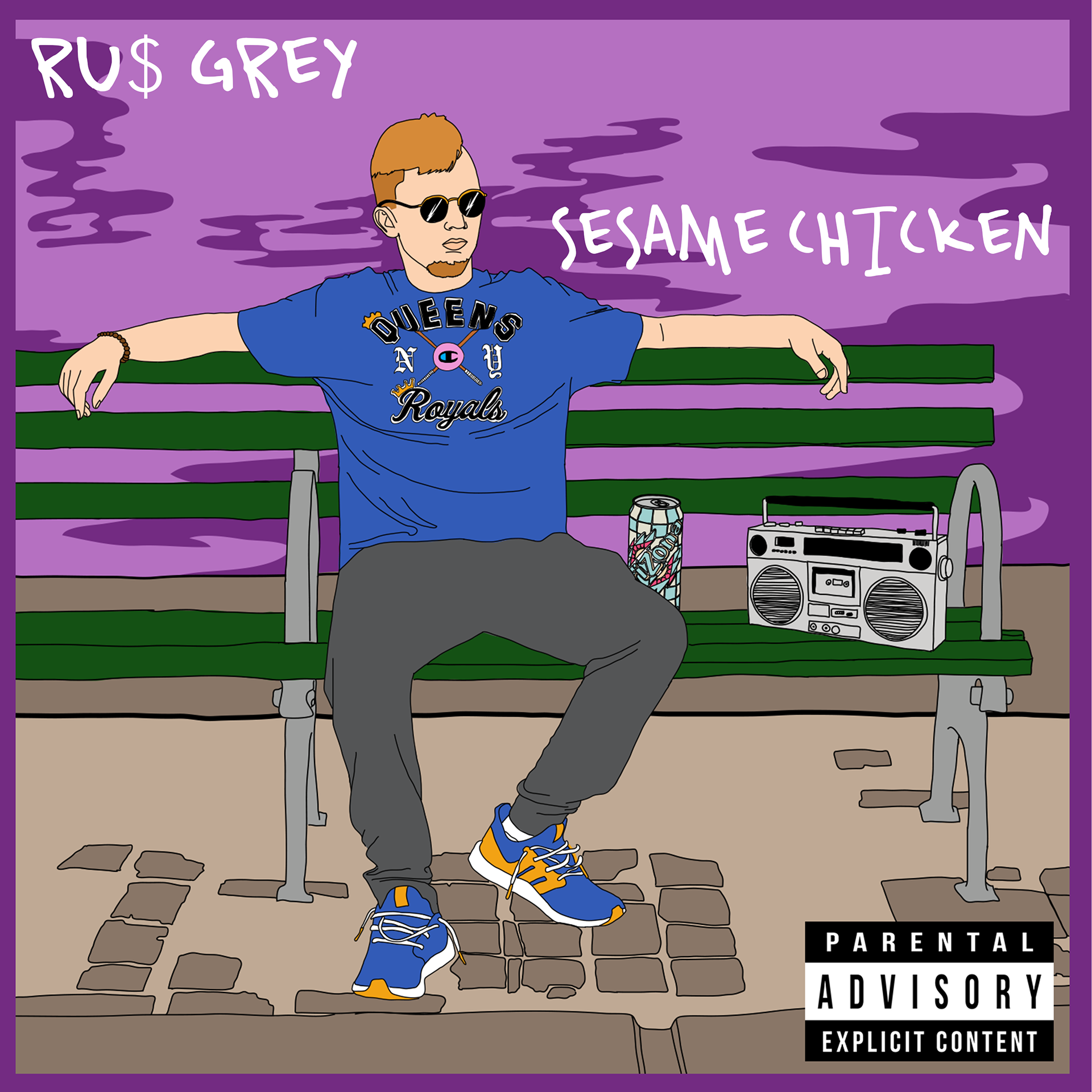 Rus Grey Single Cover "Sesame Chicken"