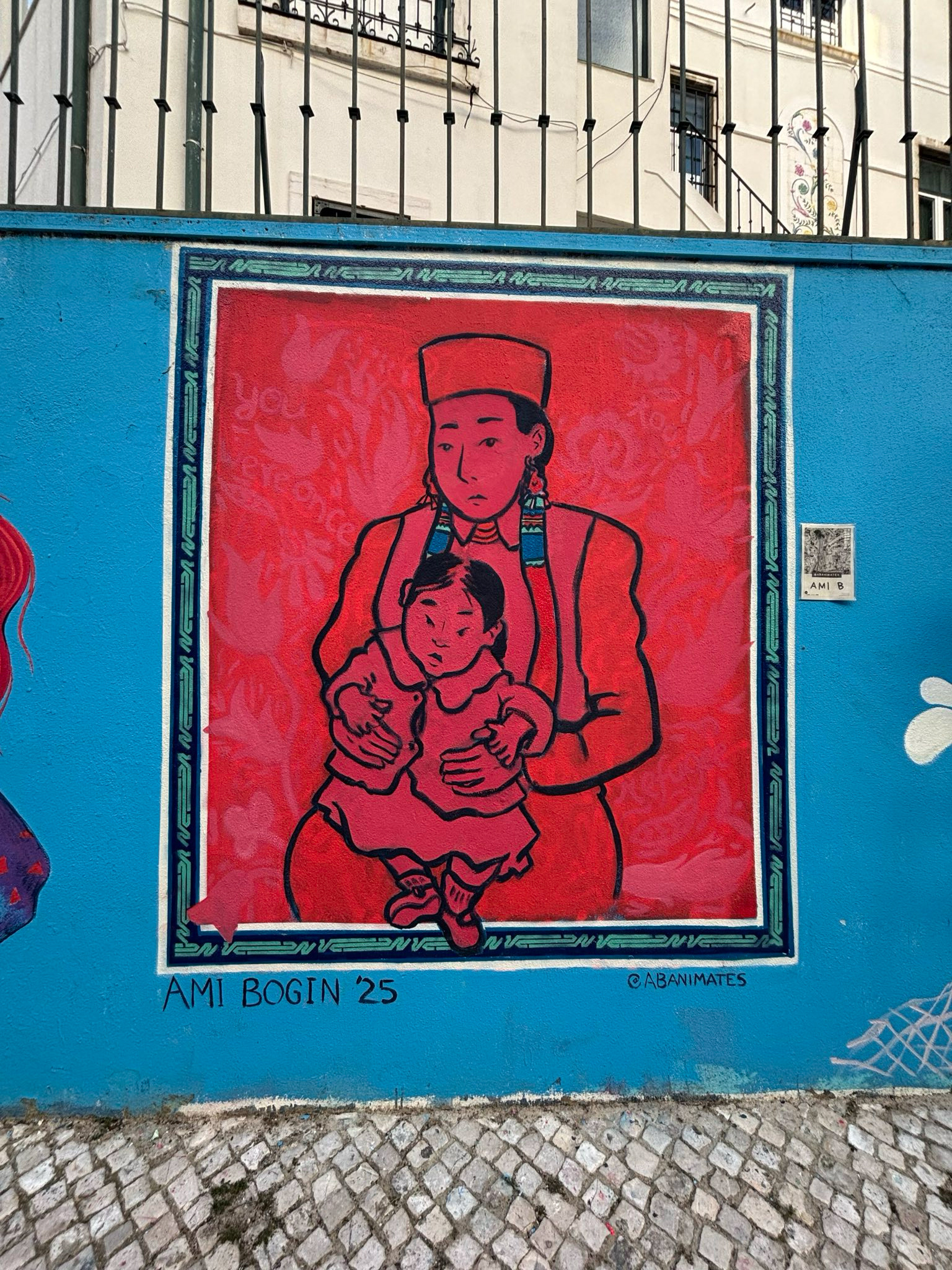 On Women's Day 2025, I was invited to join Yes You Can Spray Lisbon's paintjam and made a tribute to my great grandmother and her migration from Kalmykia to Bulgaria.