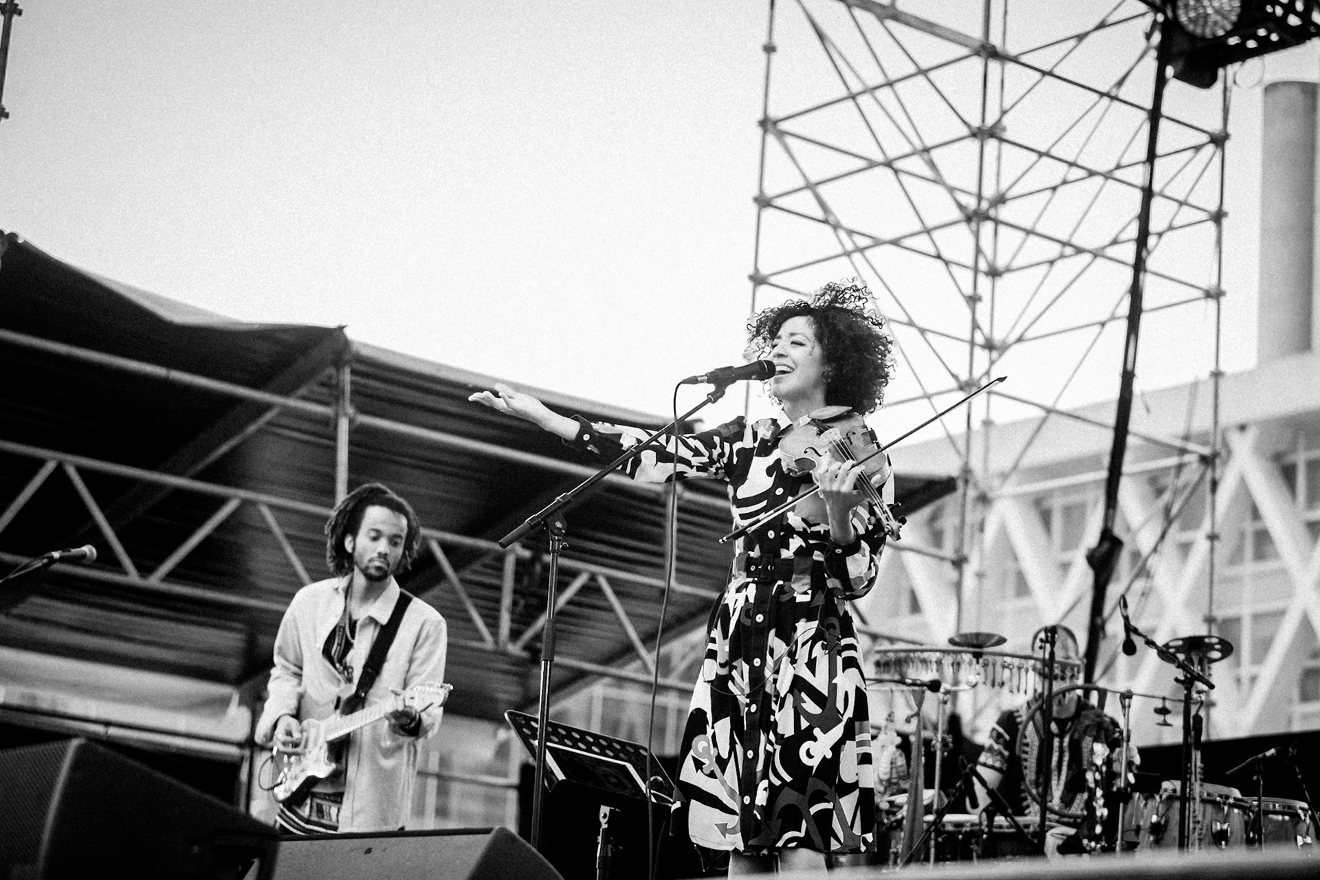 Ylian Cañizares, La Défense Jazz Festival, Parvis de la Défense, 23 septembre 2020