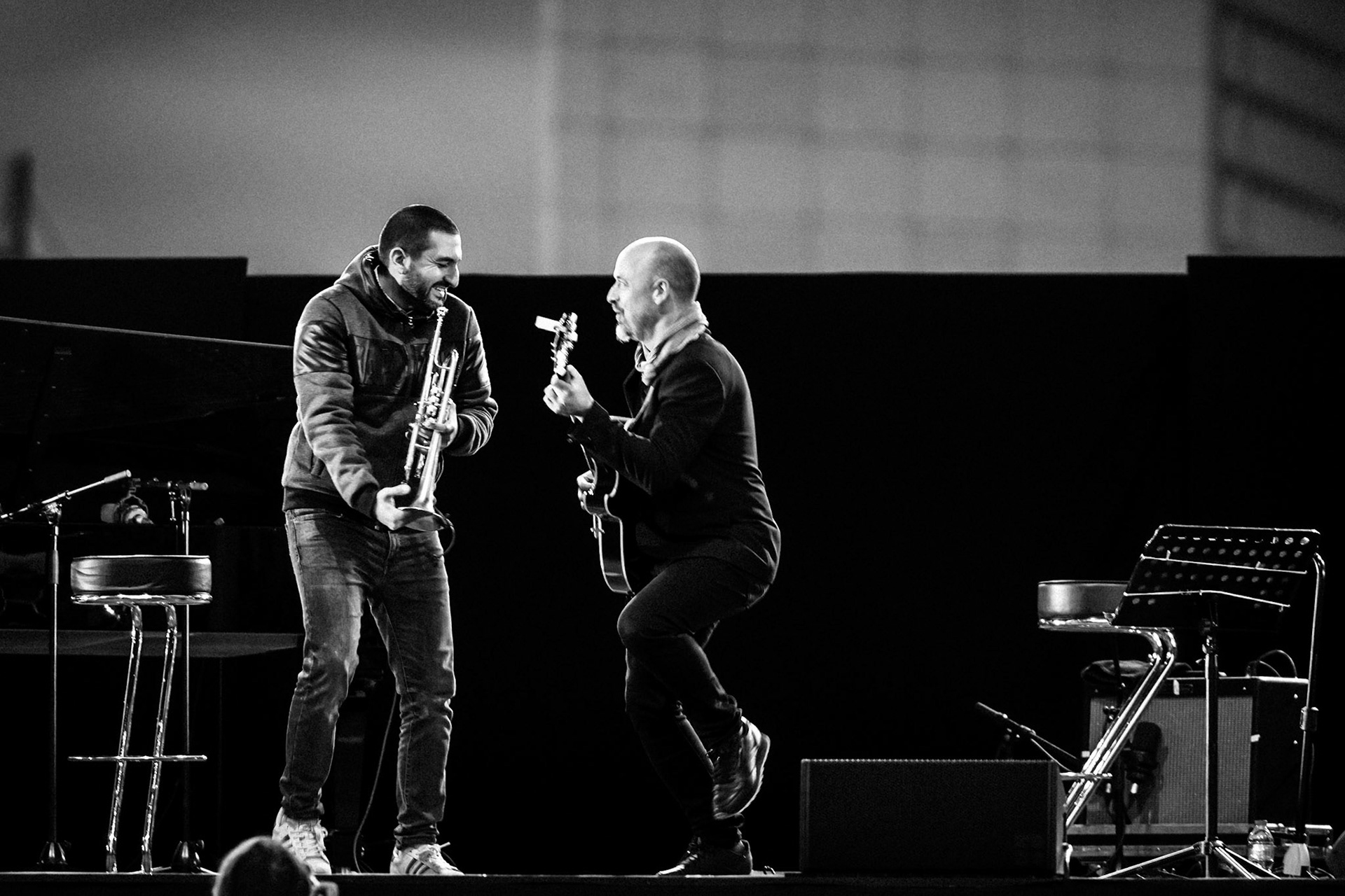 Ibrahim Maalouf avec François Delporte, La Défense Jazz Festival, Parvis de la Défense, 26 septembre 2020