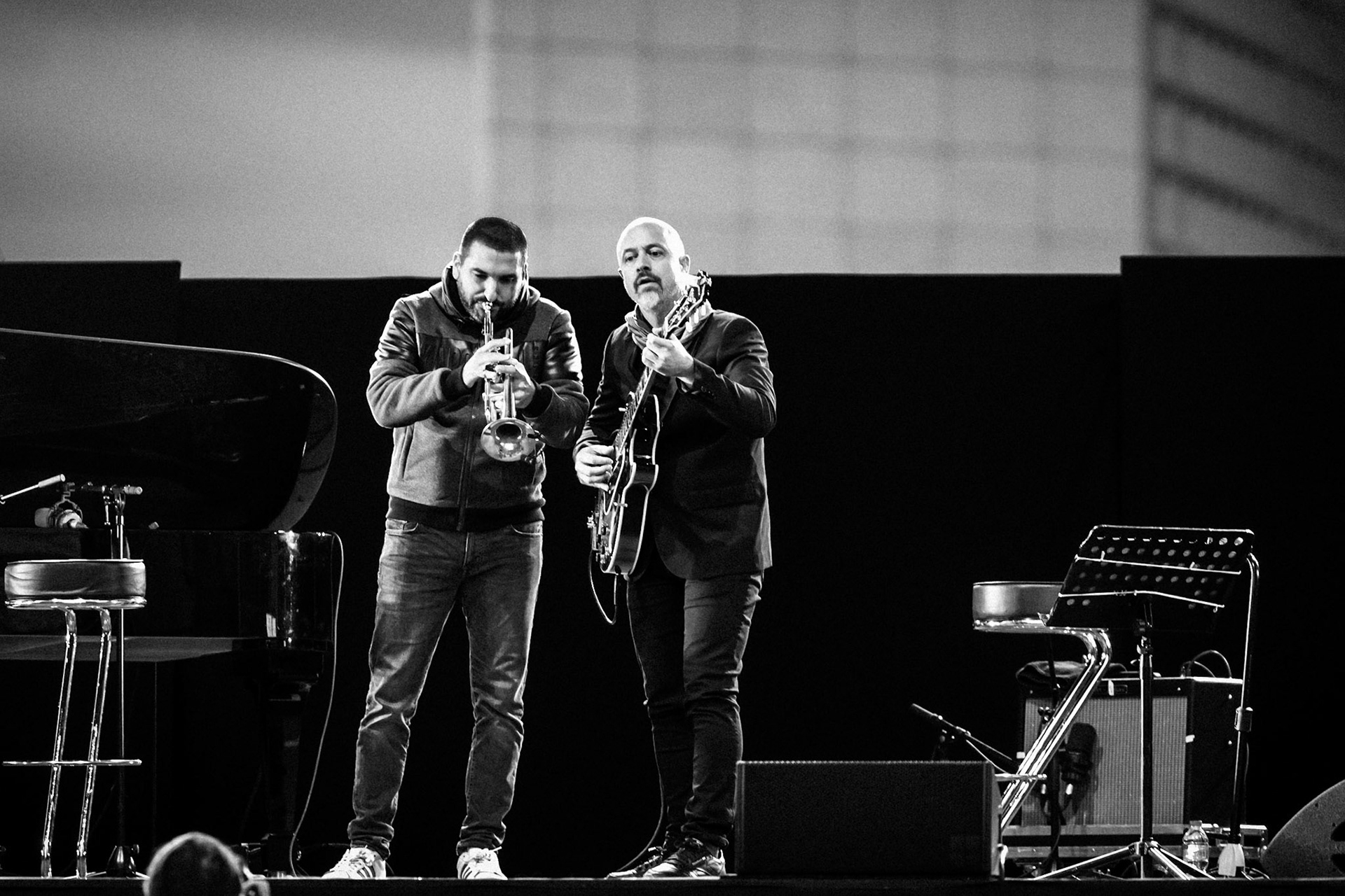 Ibrahim Maalouf avec François Delporte, La Défense Jazz Festival, Parvis de la Défense, 26 septembre 2020