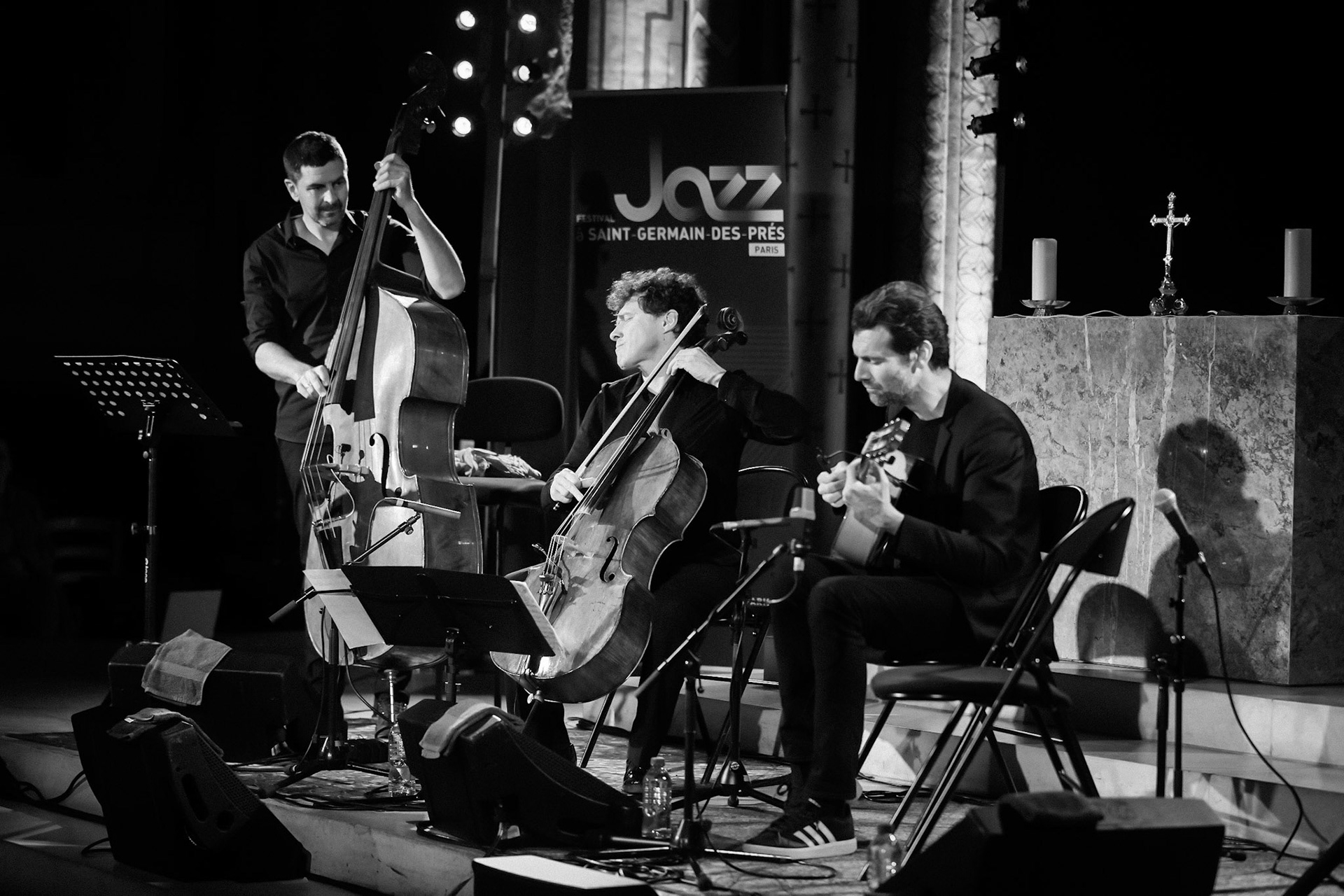 Loco Cello Feat Emile Parisien, Festival Jazz à Saint-Germain-des-Prés - Paris, Eglise Saint-Germain-des-Prés