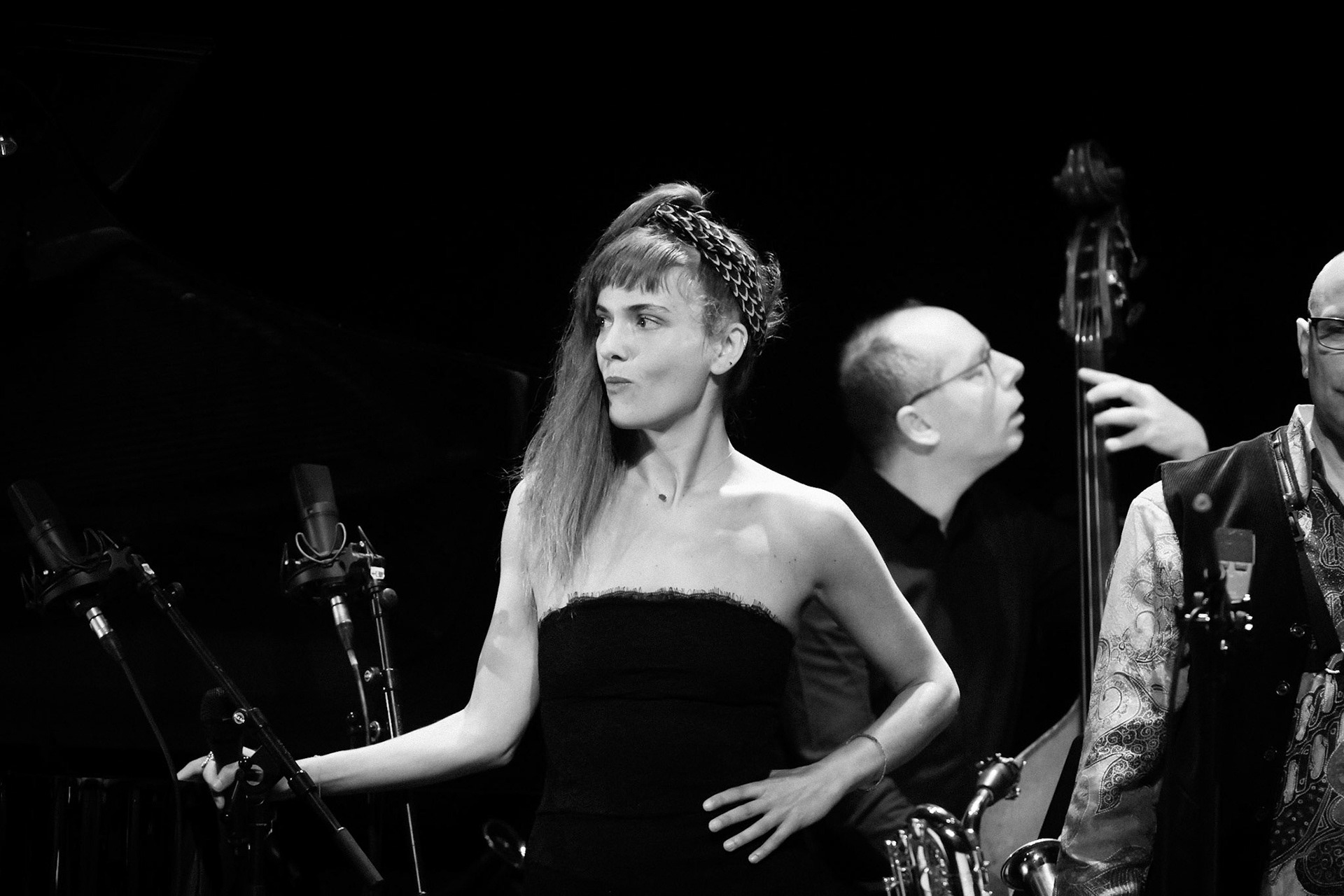 Leïla Olivesi Octet, special guest Camille Berthault, Festival Jazz à Saint-Germain-des-Prés - Paris, Théâtre de l'Alliance Française