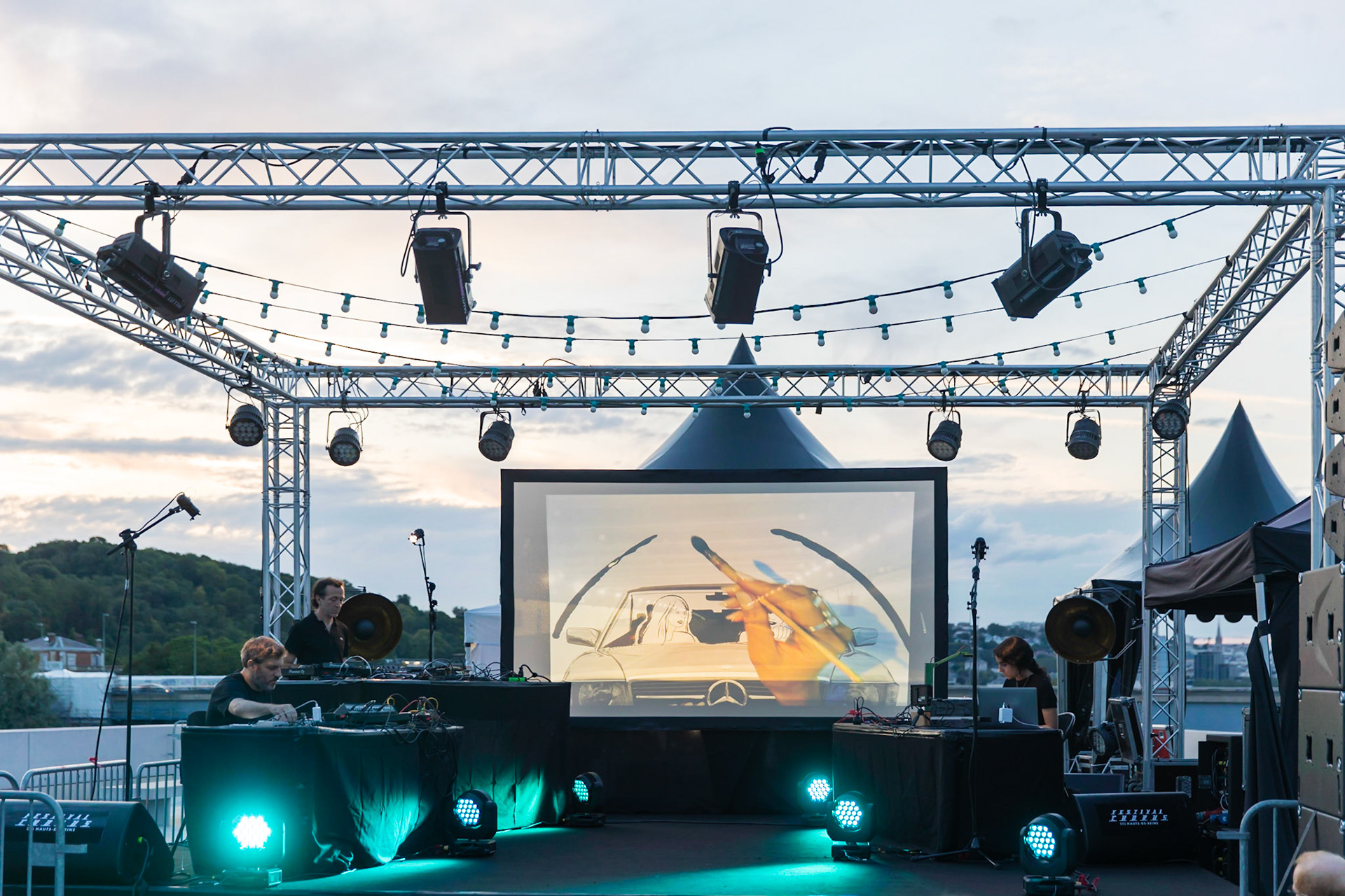 Acid Arab, Festival Chorus des Hauts-de-Seine, La Seine Musicale (Boulogne-Billancourt), 11 juillet 2021