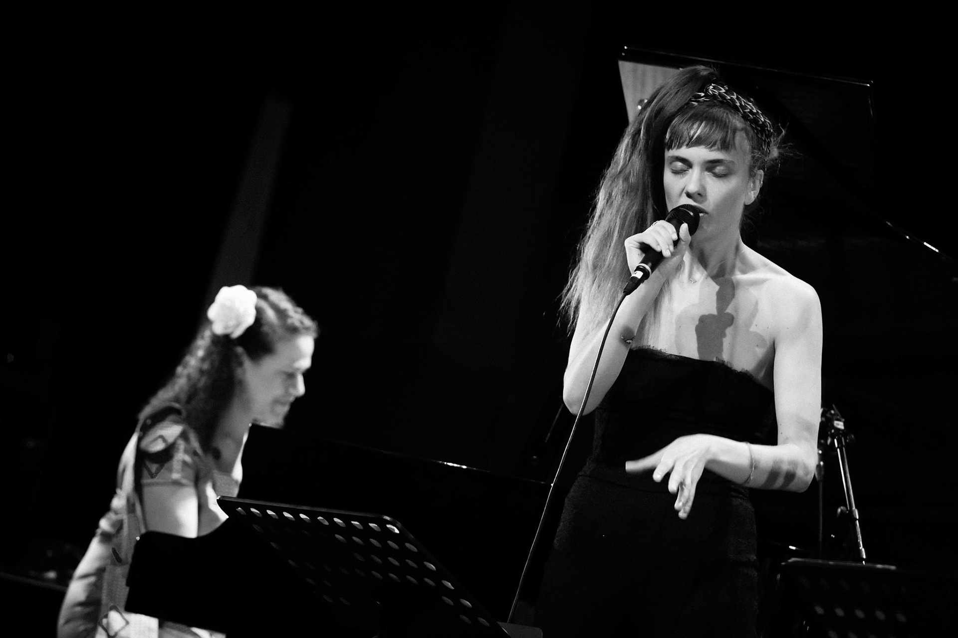 Leïla Olivesi Octet, special guest Camille Berthault, Festival Jazz à Saint-Germain-des-Prés - Paris, Théâtre de l'Alliance Française