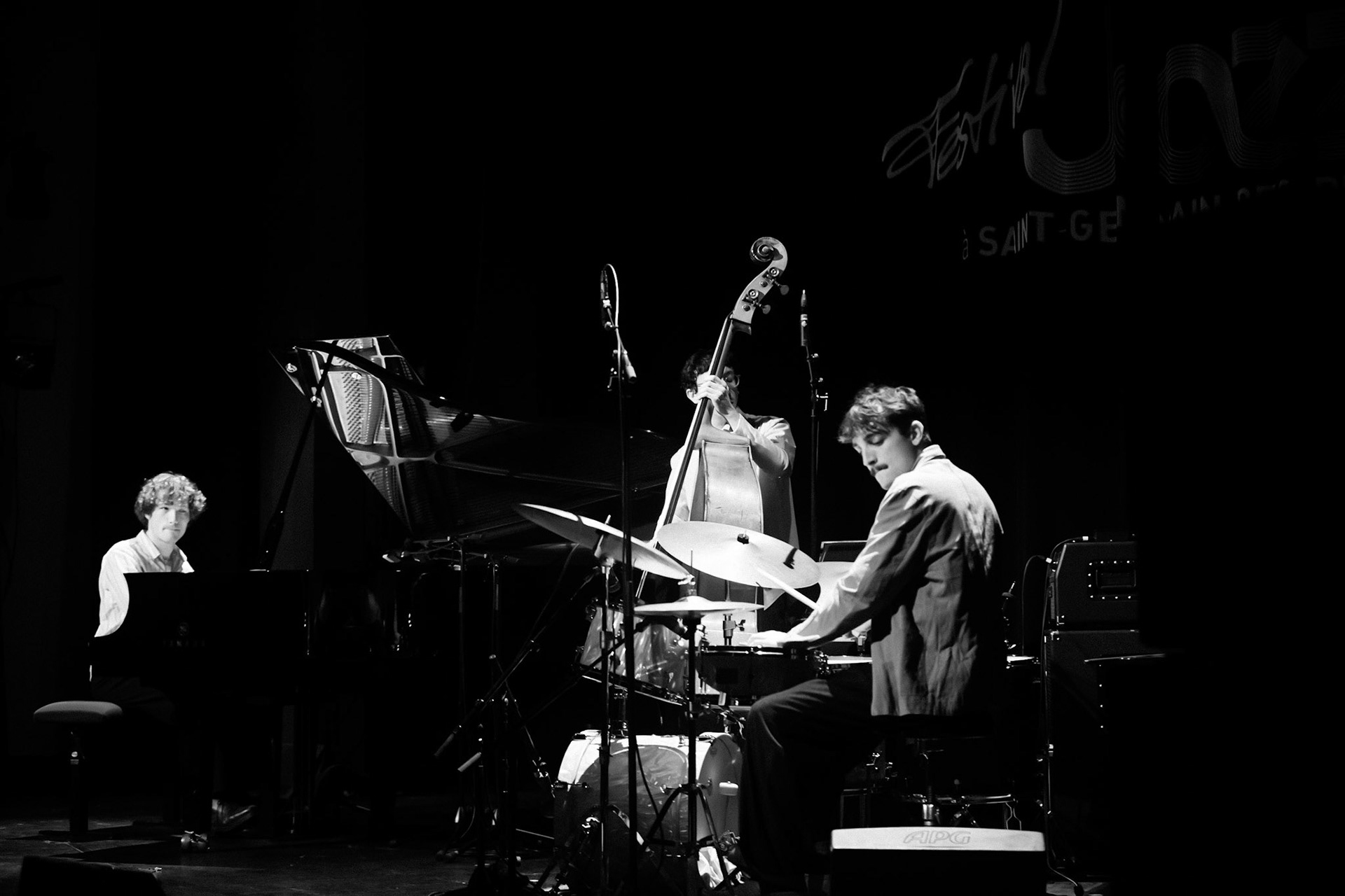 Levi Harvey Trio, Festival Jazz à Saint-Germain-des-Prés - Paris, Théâtre de l'Alliance Française