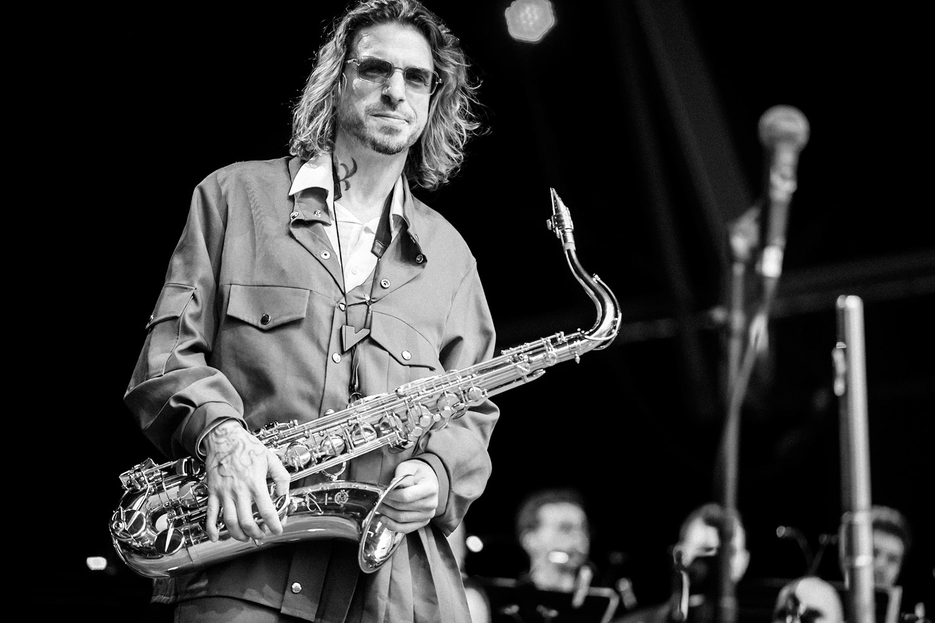 Samy Thiébault "Awé Large Ensemble", La Défense Jazz Festival, Parvis de la Défense, 26 juin 2023