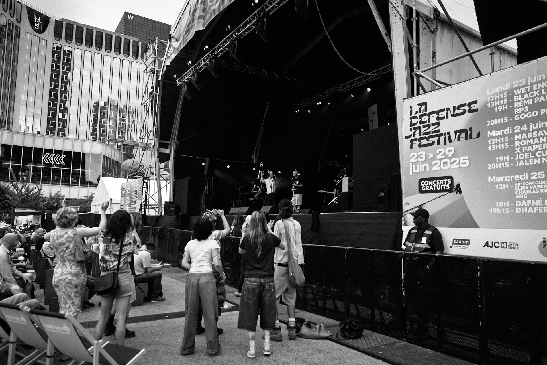 Wet Enough?, La Défense Jazz Festival, Parvis de la Défense, 23 juin 2025