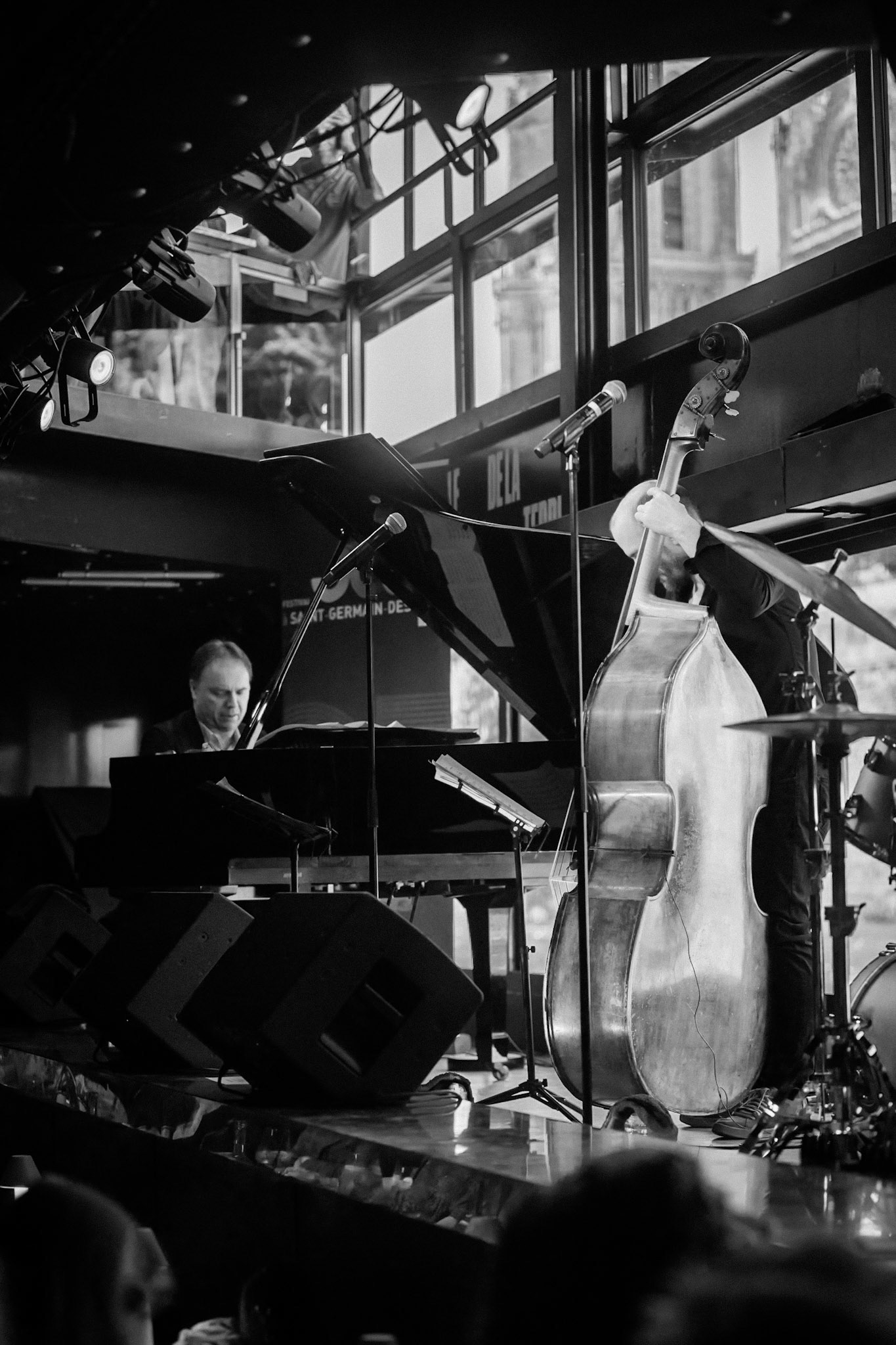 Laurent Courthaliac trio, guests Hugh Coltman &amp; Krysrle Warren, Festival Jazz à Saint-Germain-des-Prés - Paris, Péniche Le Son de la Terre