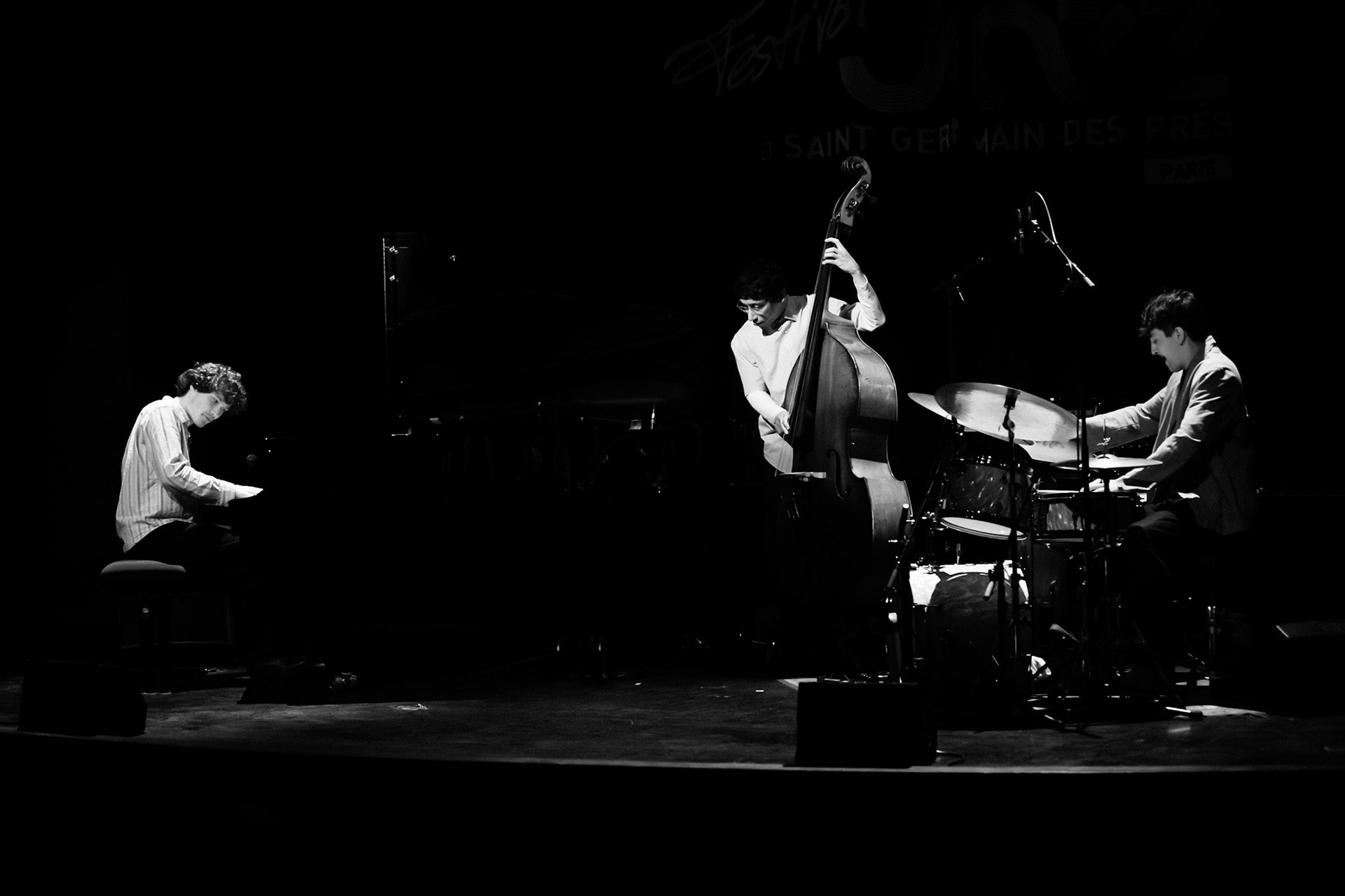 Levi Harvey Trio, Festival Jazz à Saint-Germain-des-Prés - Paris, Théâtre de l'Alliance Française