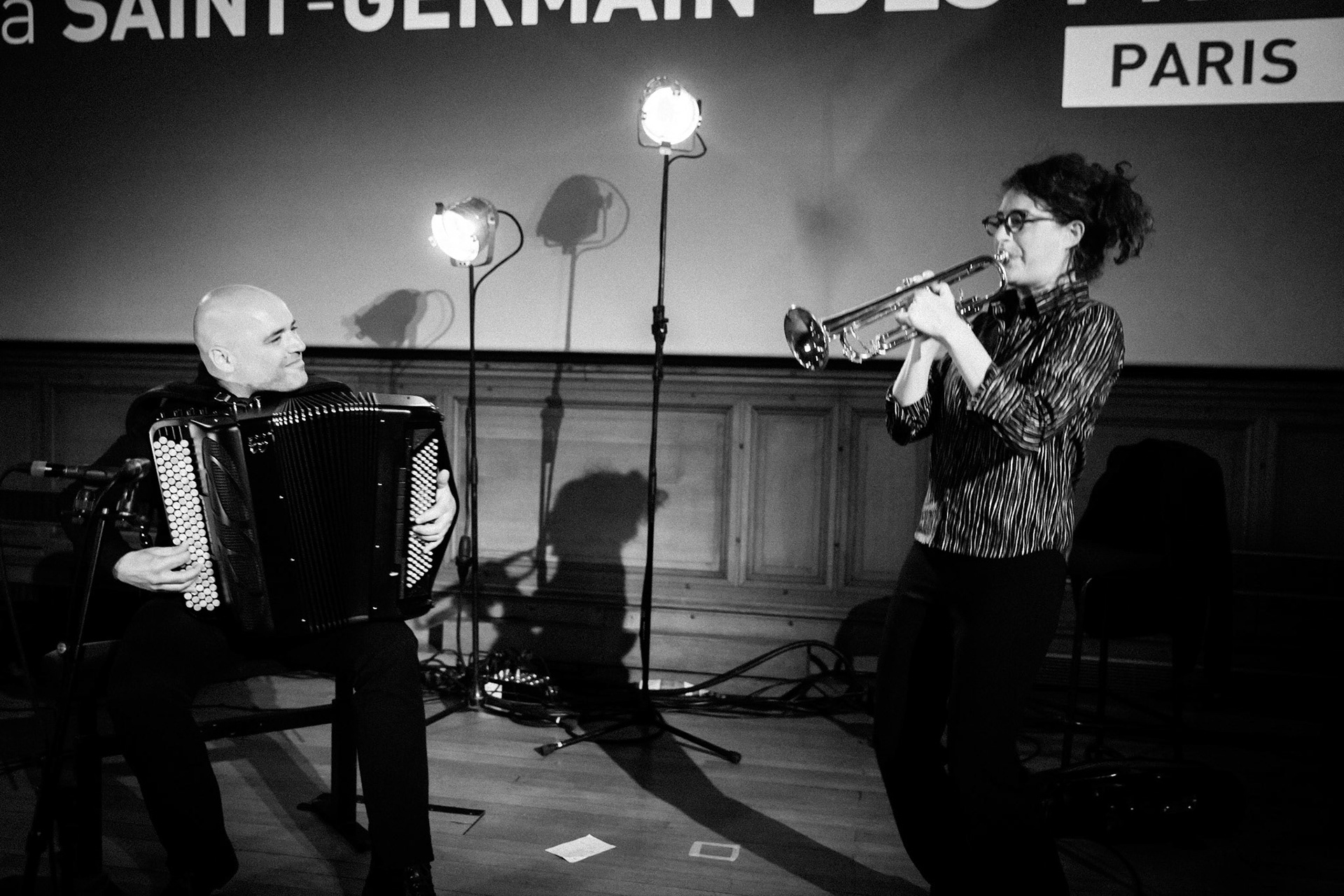 Airelle Besson &amp; Lionel Suarez, Festival Jazz Saint-Germain-des-Prés - Paris , Maison de l'Océan - Grand amphithéâtre, 21 mai 2022