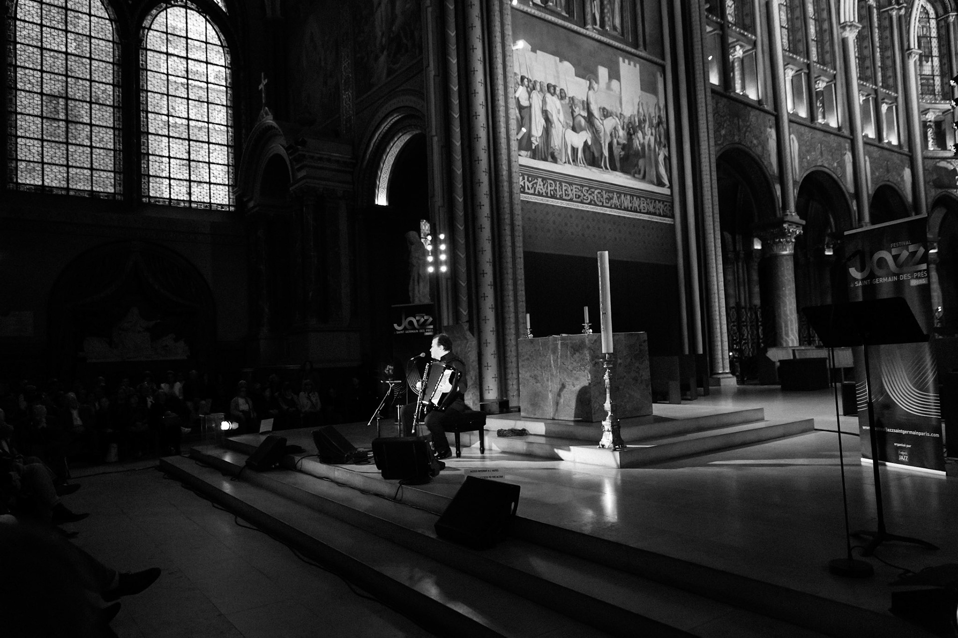 Richard Galliano, Festival Jazz Saint-Germain-des-Prés - Paris , Eglise Saint-Germain-des-Prés, 17 mai 2019