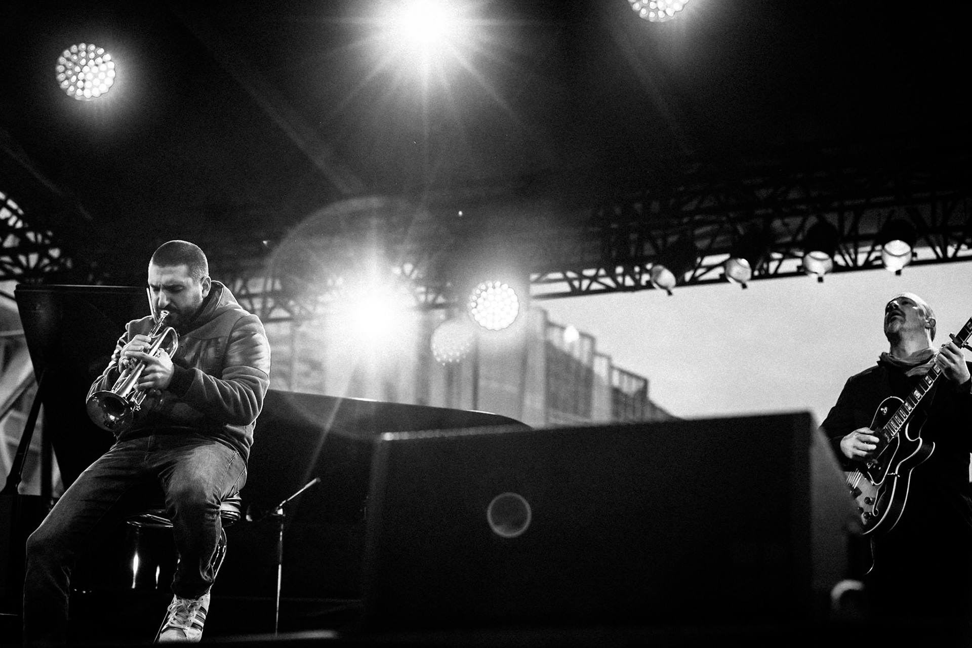 Ibrahim Maalouf avec François Delporte, La Défense Jazz Festival, Parvis de la Défense, 26 septembre 2020