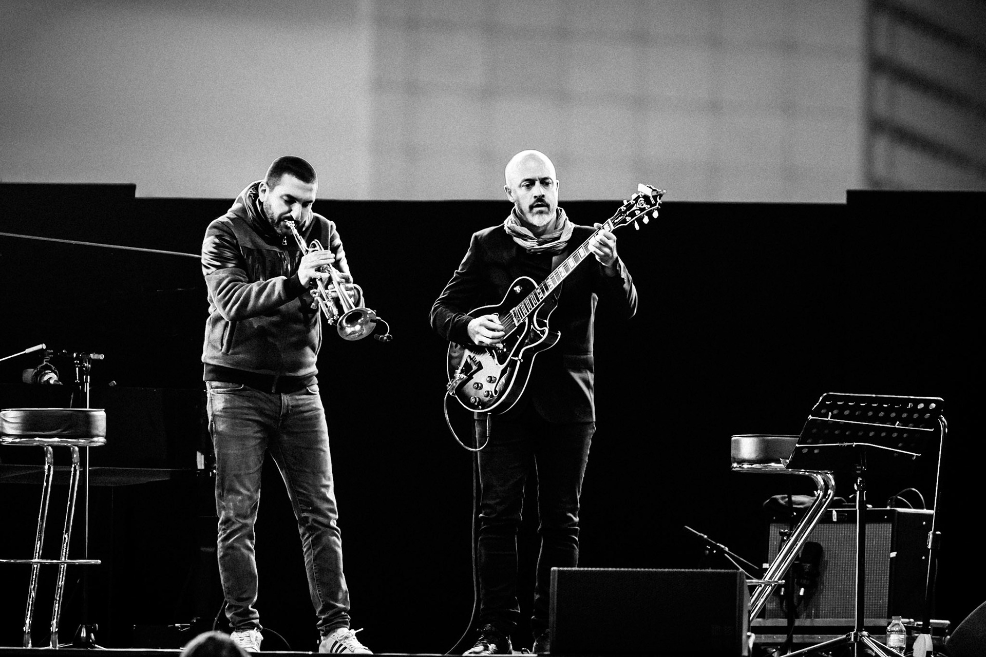 Ibrahim Maalouf avec François Delporte, La Défense Jazz Festival, Parvis de la Défense, 26 septembre 2020