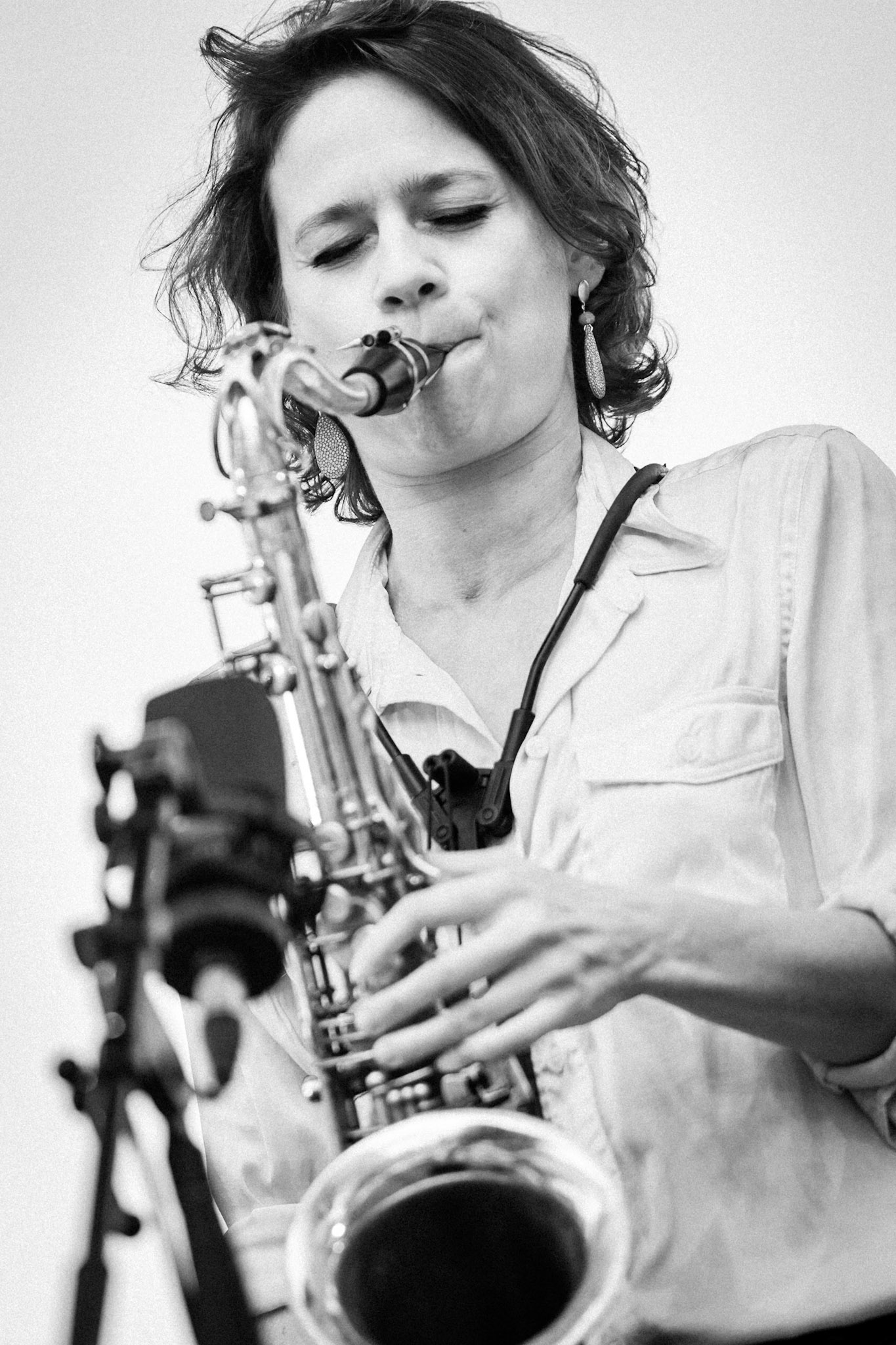 Sophie Alour invite Abdallah Abozekry, La Défense Jazz Festival, Parvis de la Défense, 23 septembre 2020