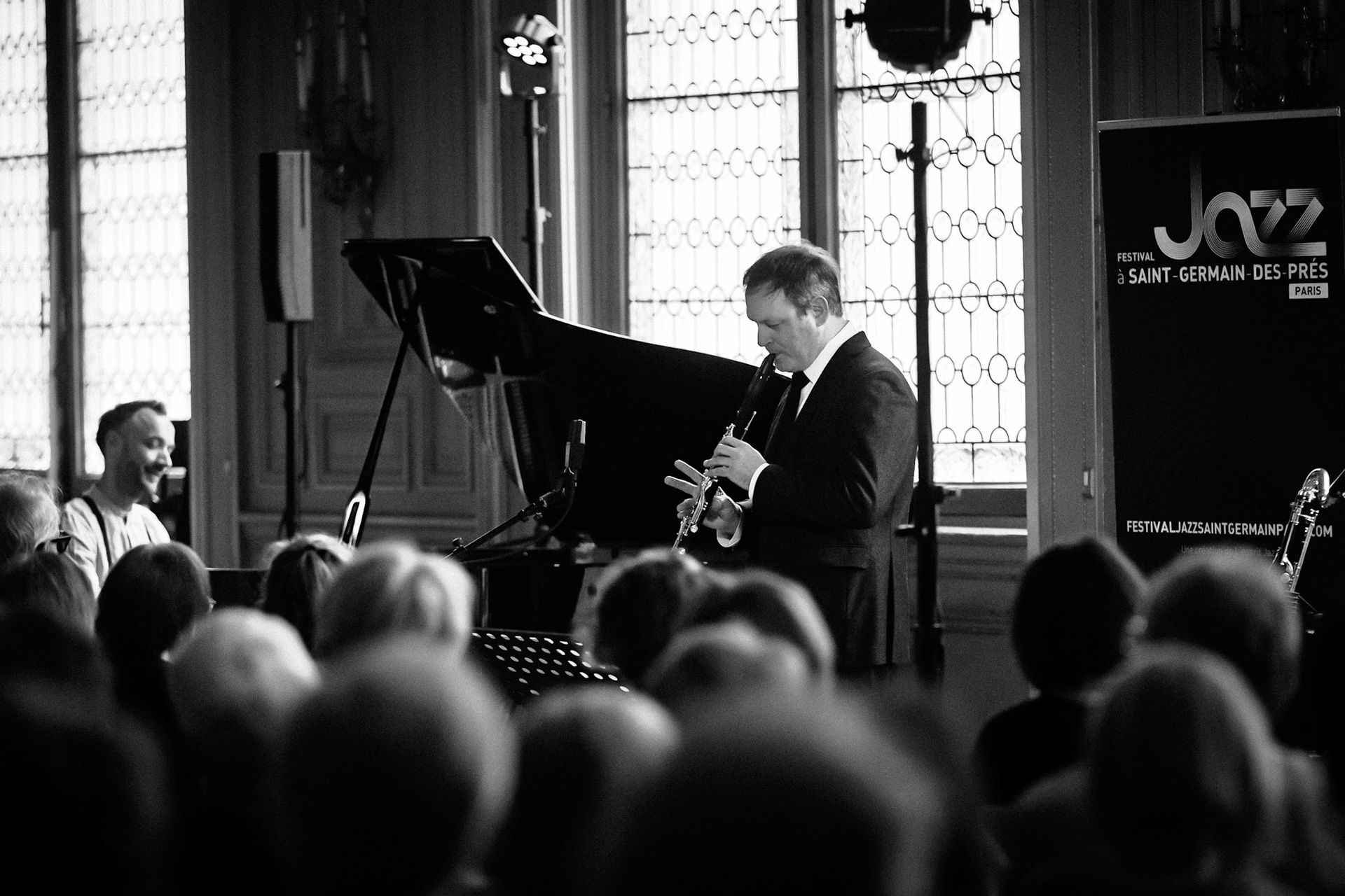 Pierre-François Blanchard &amp; Thomas Savy, Festival Jazz à Saint-Germain-des-Prés - Paris, Salle des fêtes - Mairie du 6ème