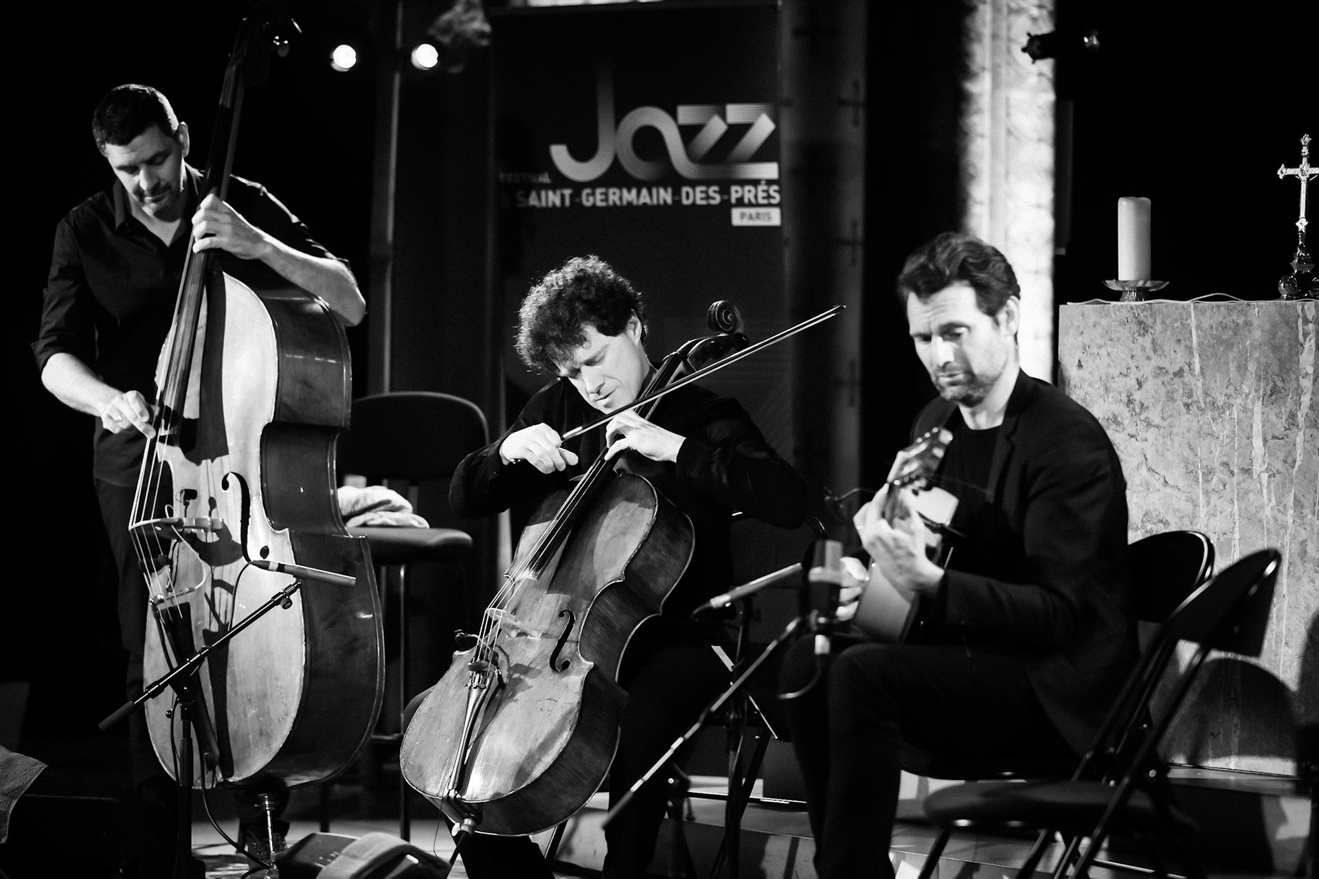Loco Cello Feat Emile Parisien, Festival Jazz à Saint-Germain-des-Prés - Paris, Eglise Saint-Germain-des-Prés