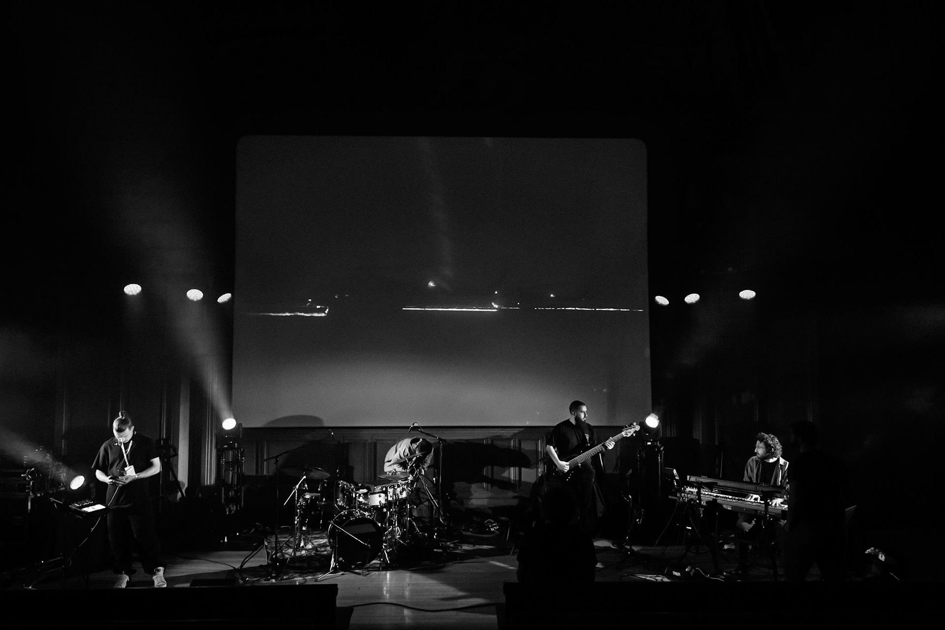 Guillaume Perret Quartet, Festival Jazz à Saint-Germain-des-Prés - Paris, grand amphithéâtre de la Maison de l'Océan