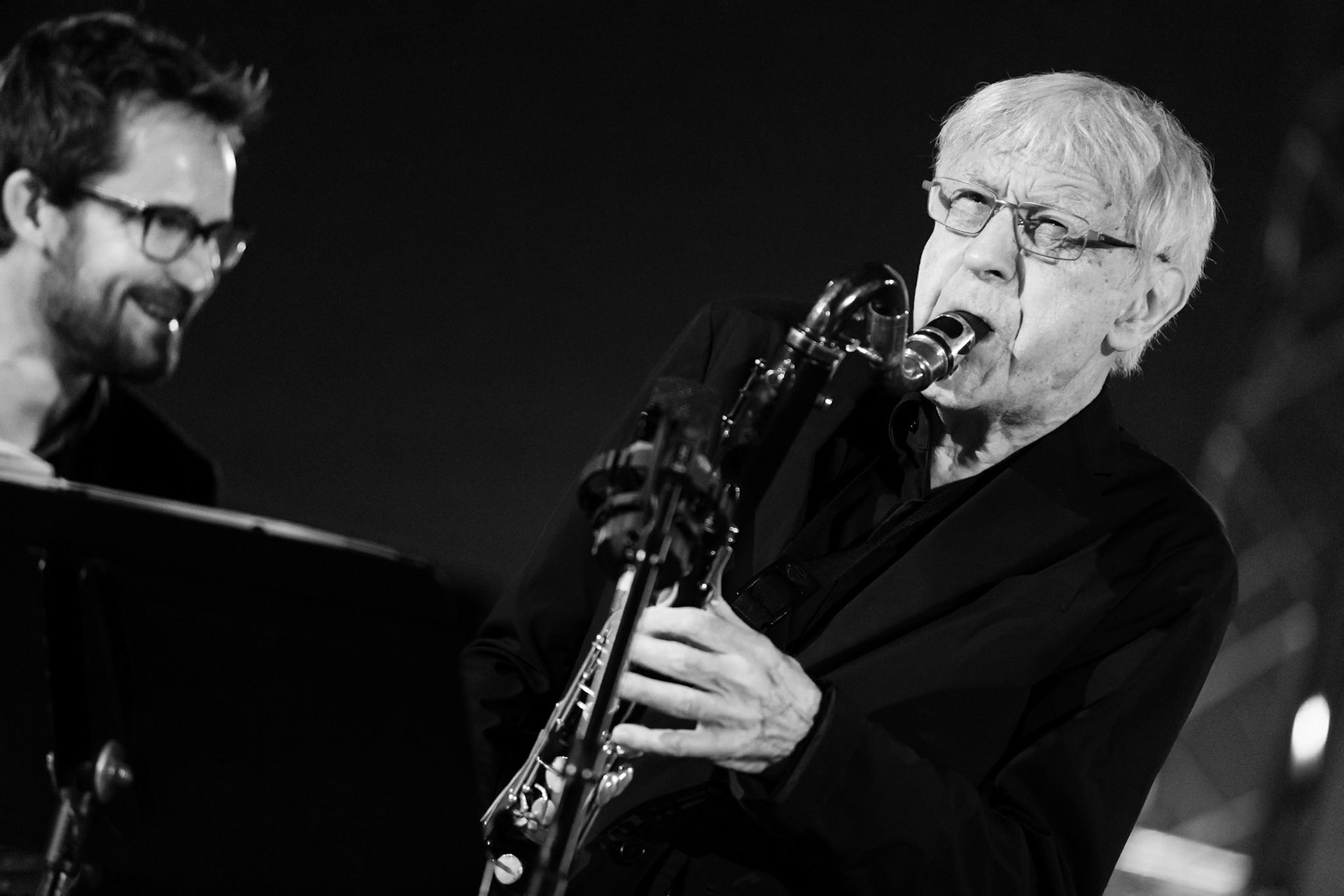 Michel Portal, Emile Parisien Quintet "Sfumato" & Guests, Festival Jazz à Saint-Germain-des-Prés Paris, Univerité Panthéon-Assas - Grand Amphithéâtre, 25 mai 2018