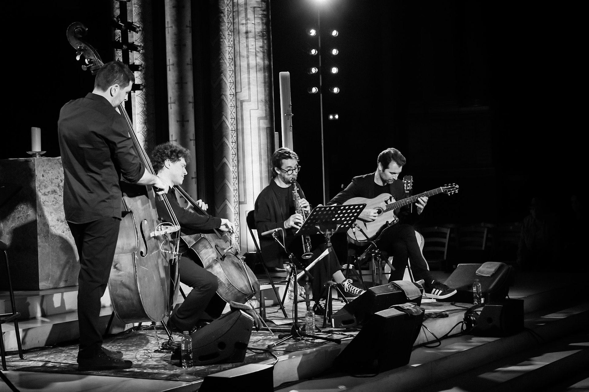Loco Cello Feat Emile Parisien, Festival Jazz à Saint-Germain-des-Prés - Paris, Eglise Saint-Germain-des-Prés