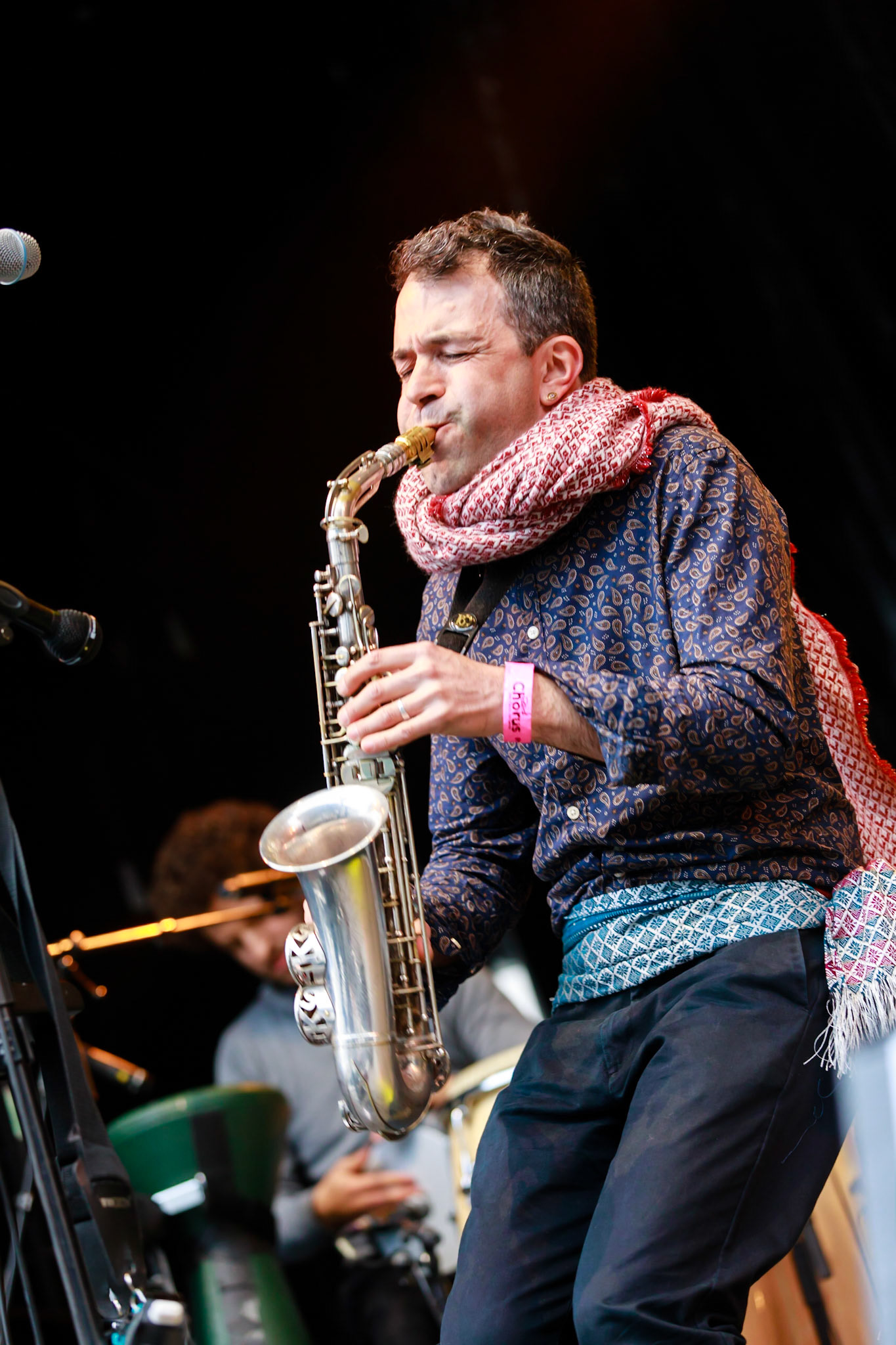 Sofiane Saidi & Mazalda, 31ème édition Festival Chorus des Hauts-de-Seine, Parvis de La Seine Musicale (Boulogne-Billancourt), 5 avril 2019