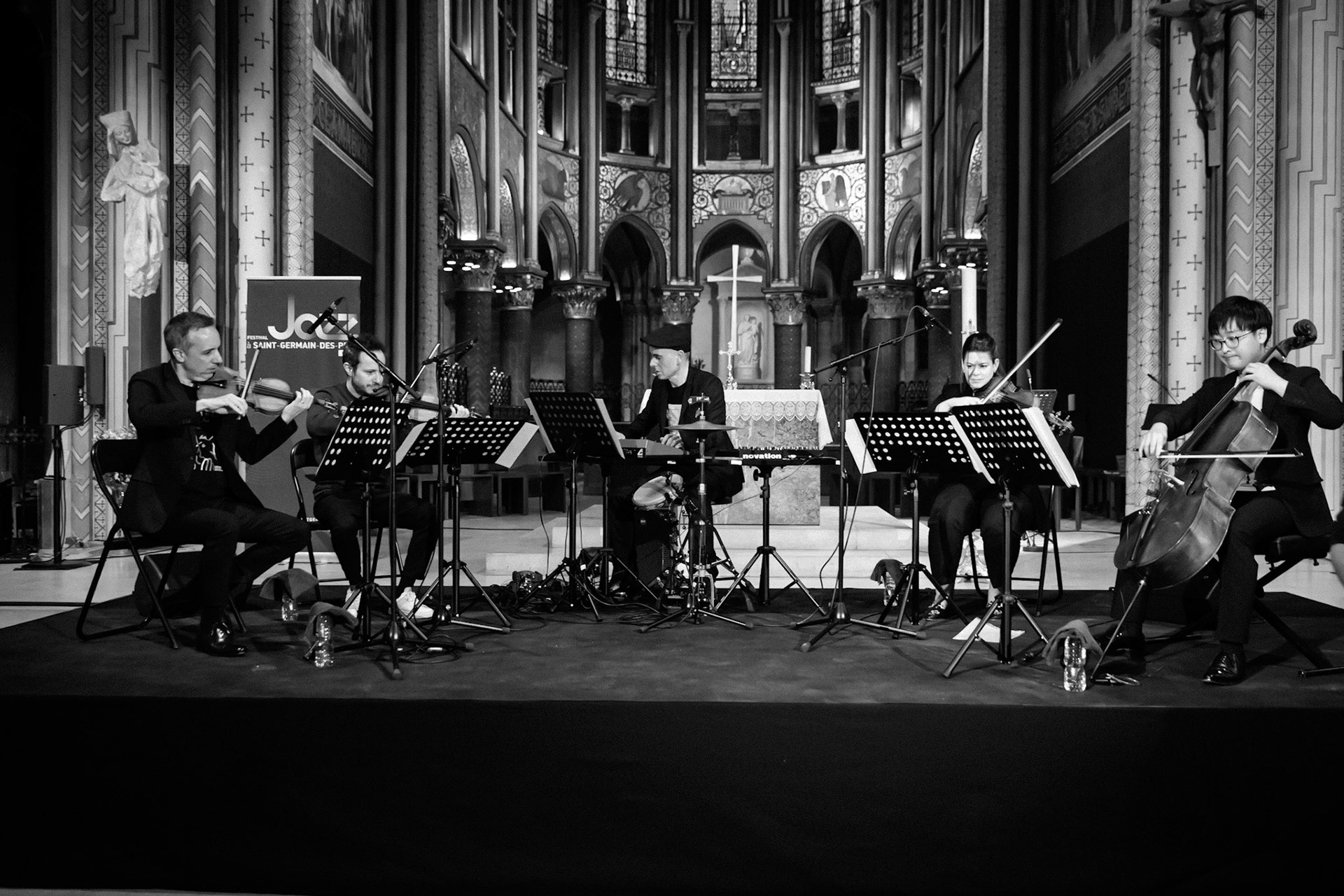 Quatuor Ebène &amp; Xavier Tribolet, Festival Jazz à Saint-Germain-des-Prés - Paris, Eglise Saint-Germain-des-Prés