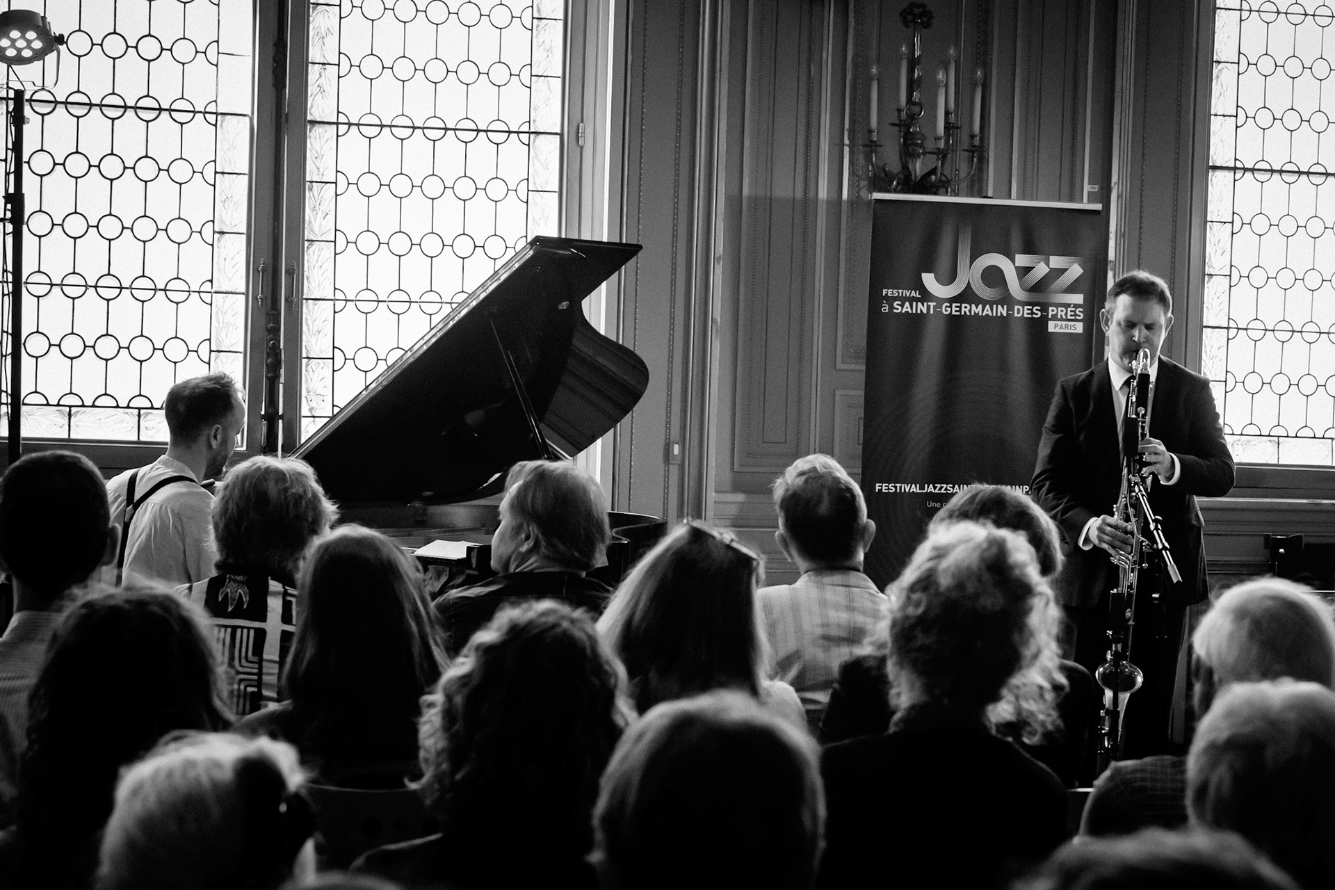 Pierre-François Blanchard &amp; Thomas Savy, Festival Jazz à Saint-Germain-des-Prés - Paris, Salle des fêtes - Mairie du 6ème