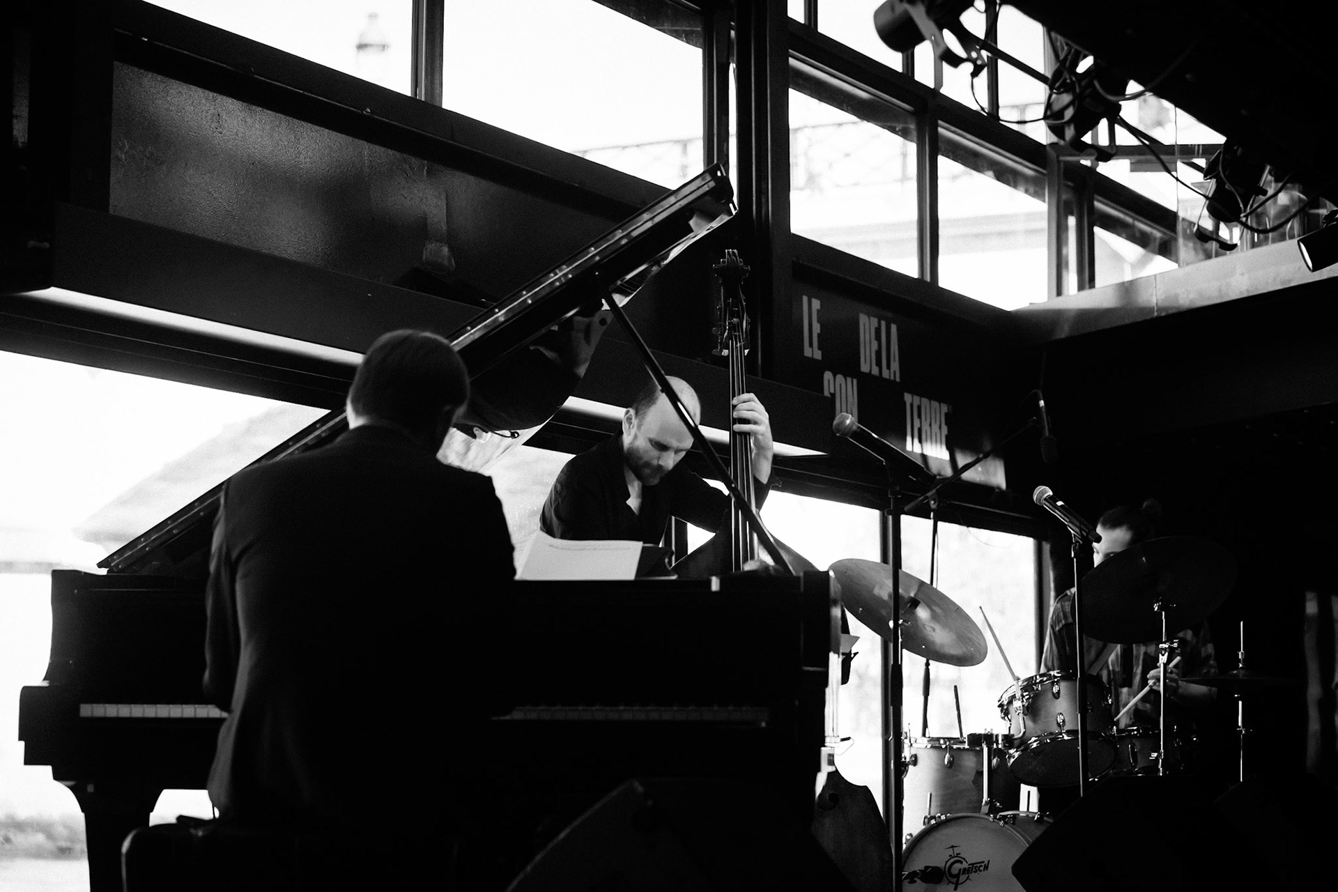 Laurent Courthaliac trio, guests Hugh Coltman &amp; Krysrle Warren, Festival Jazz à Saint-Germain-des-Prés - Paris, Péniche Le Son de la Terre