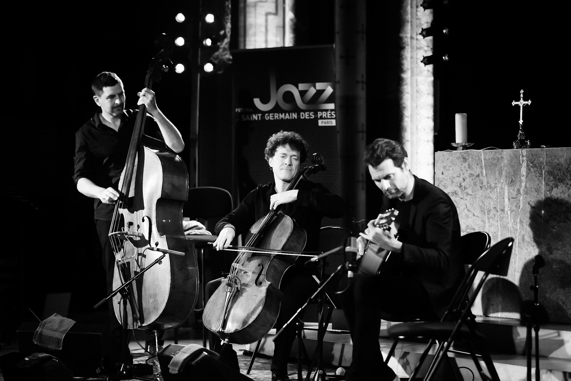 Loco Cello Feat Emile Parisien, Festival Jazz à Saint-Germain-des-Prés - Paris, Eglise Saint-Germain-des-Prés