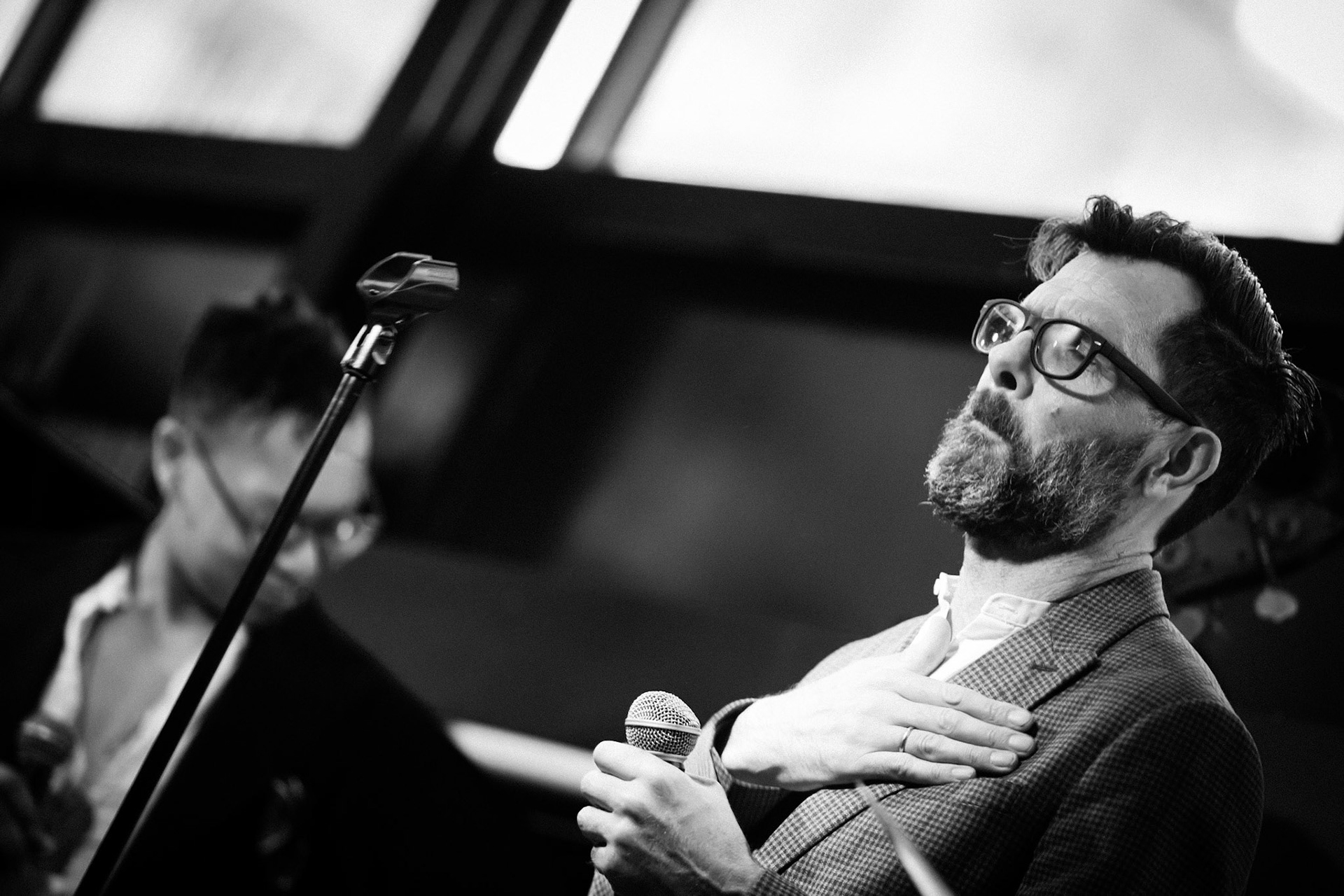 Laurent Courthaliac trio, guests Hugh Coltman &amp; Krysrle Warren, Festival Jazz à Saint-Germain-des-Prés - Paris, Péniche Le Son de la Terre