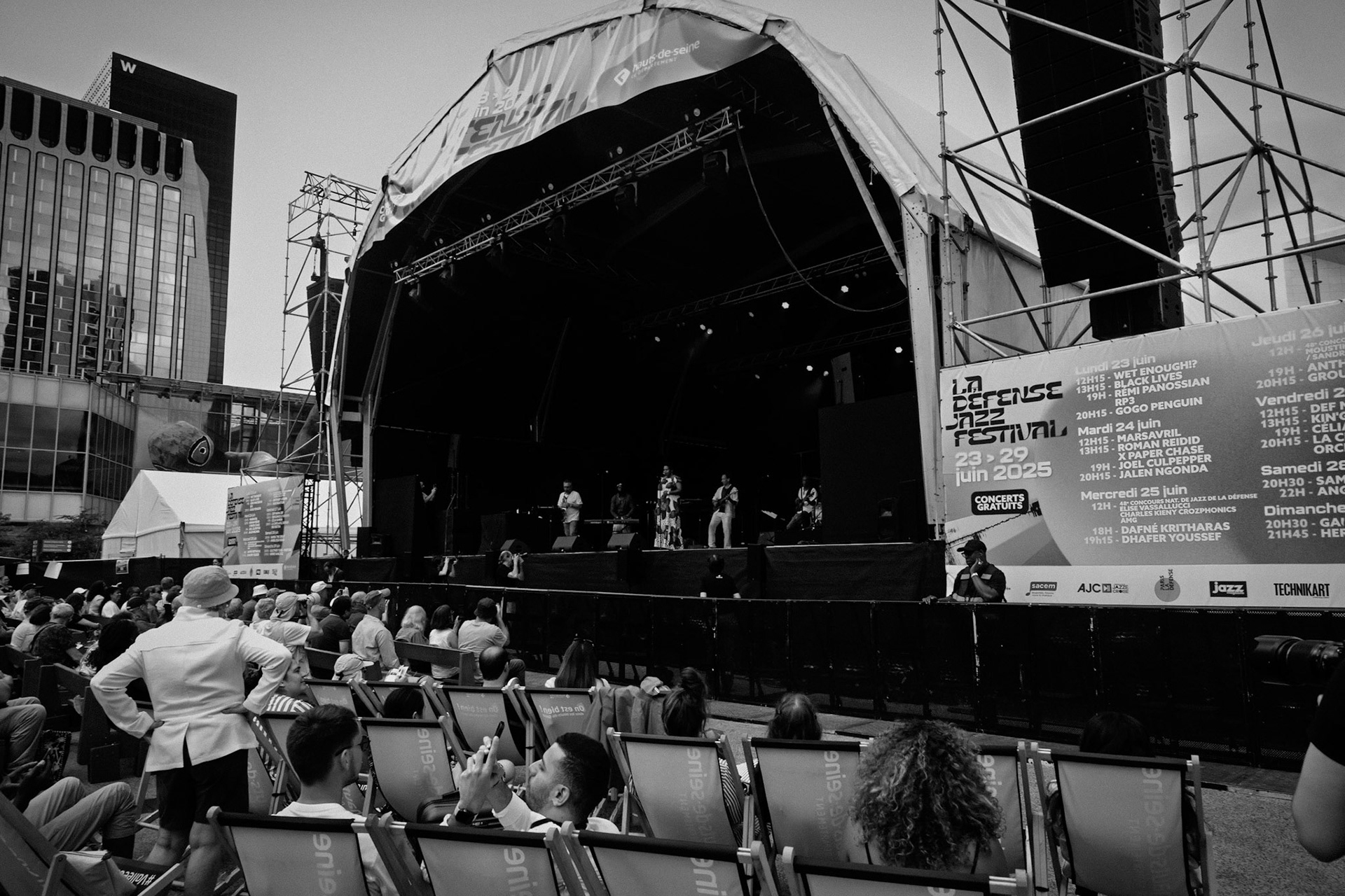Black Lives, La Défense Jazz Festival, Parvis de la Défense, 23 juin 2025