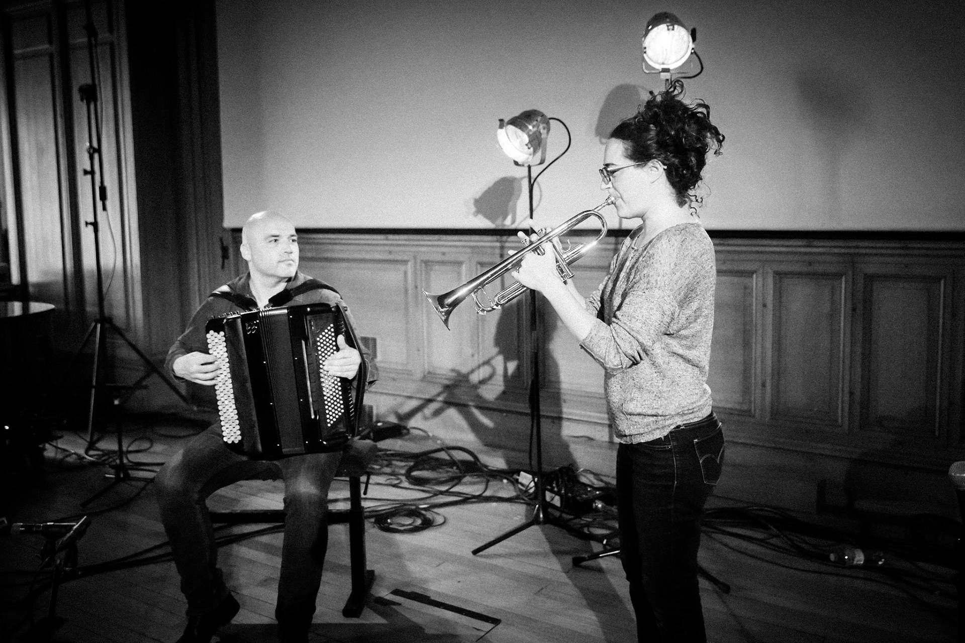 Airelle Besson &amp; Lionel Suarez, Festival Jazz Saint-Germain-des-Prés - Paris , Maison de l'Océan - Grand amphithéâtre, 21 mai 2022