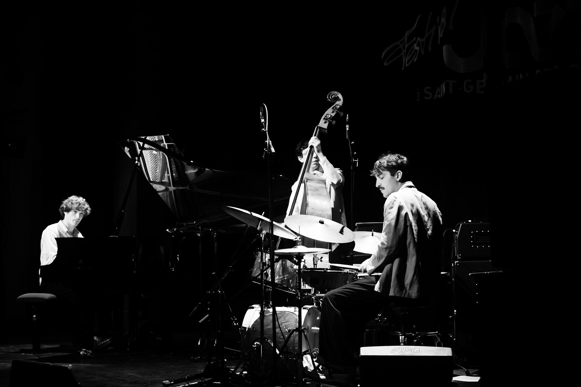 Levi Harvey Trio, Festival Jazz à Saint-Germain-des-Prés - Paris, Théâtre de l'Alliance Française