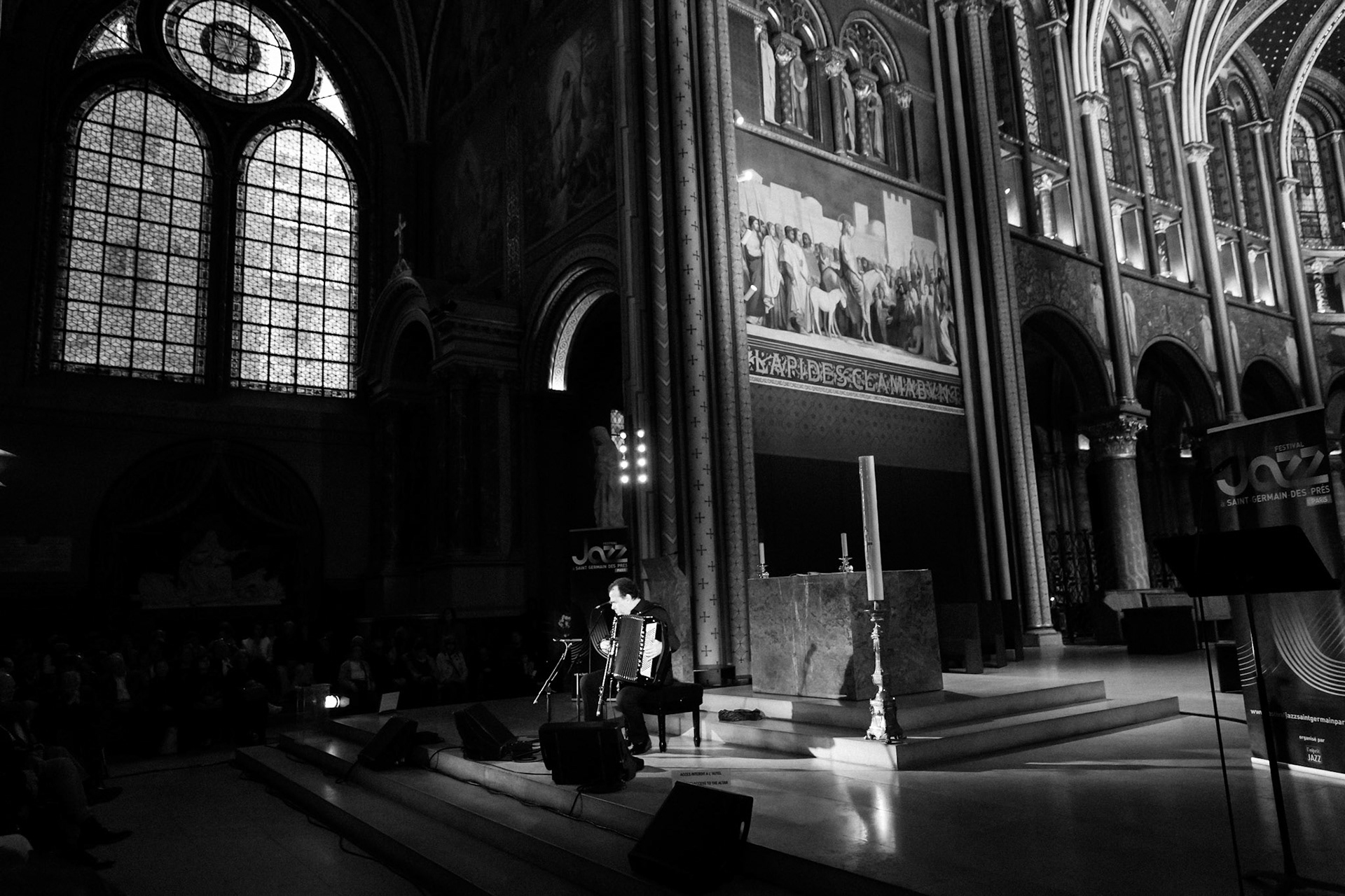Richard Galliano, Festival Jazz Saint-Germain-des-Prés - Paris , Eglise Saint-Germain-des-Prés, 17 mai 2019