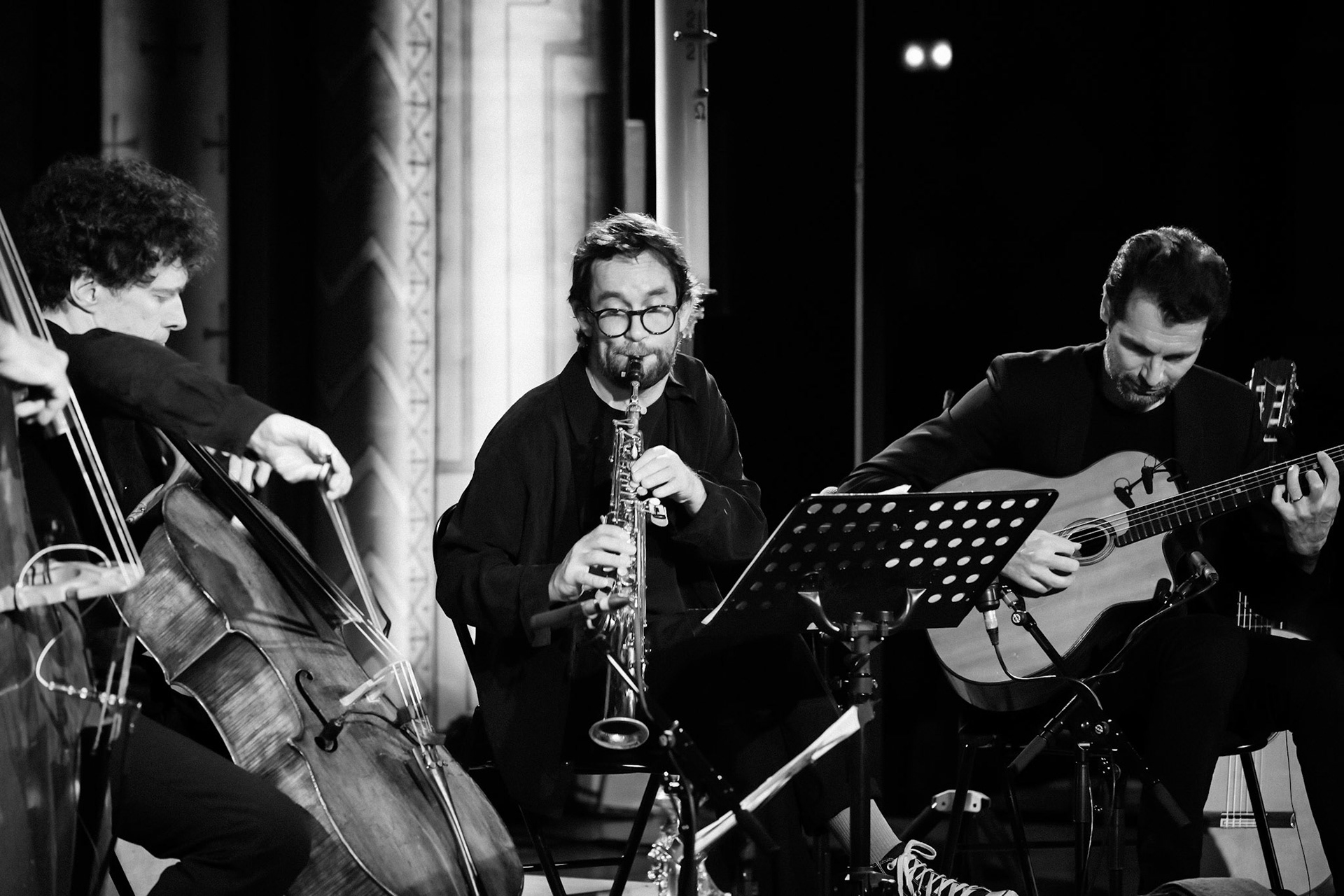 Loco Cello Feat Emile Parisien, Festival Jazz à Saint-Germain-des-Prés - Paris, Eglise Saint-Germain-des-Prés