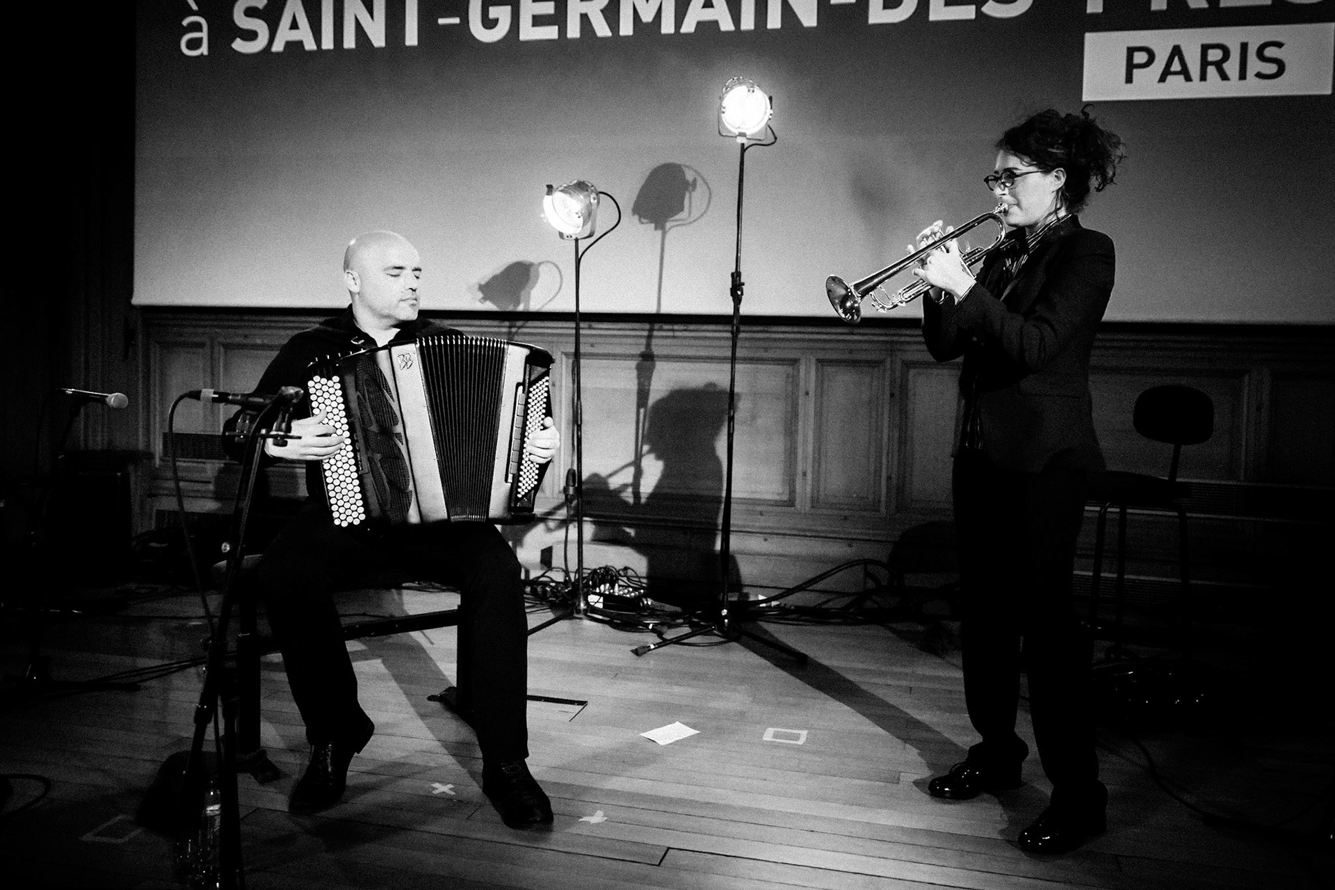 Airelle Besson &amp; Lionel Suarez, Festival Jazz Saint-Germain-des-Prés - Paris , Maison de l'Océan - Grand amphithéâtre, 21 mai 2022