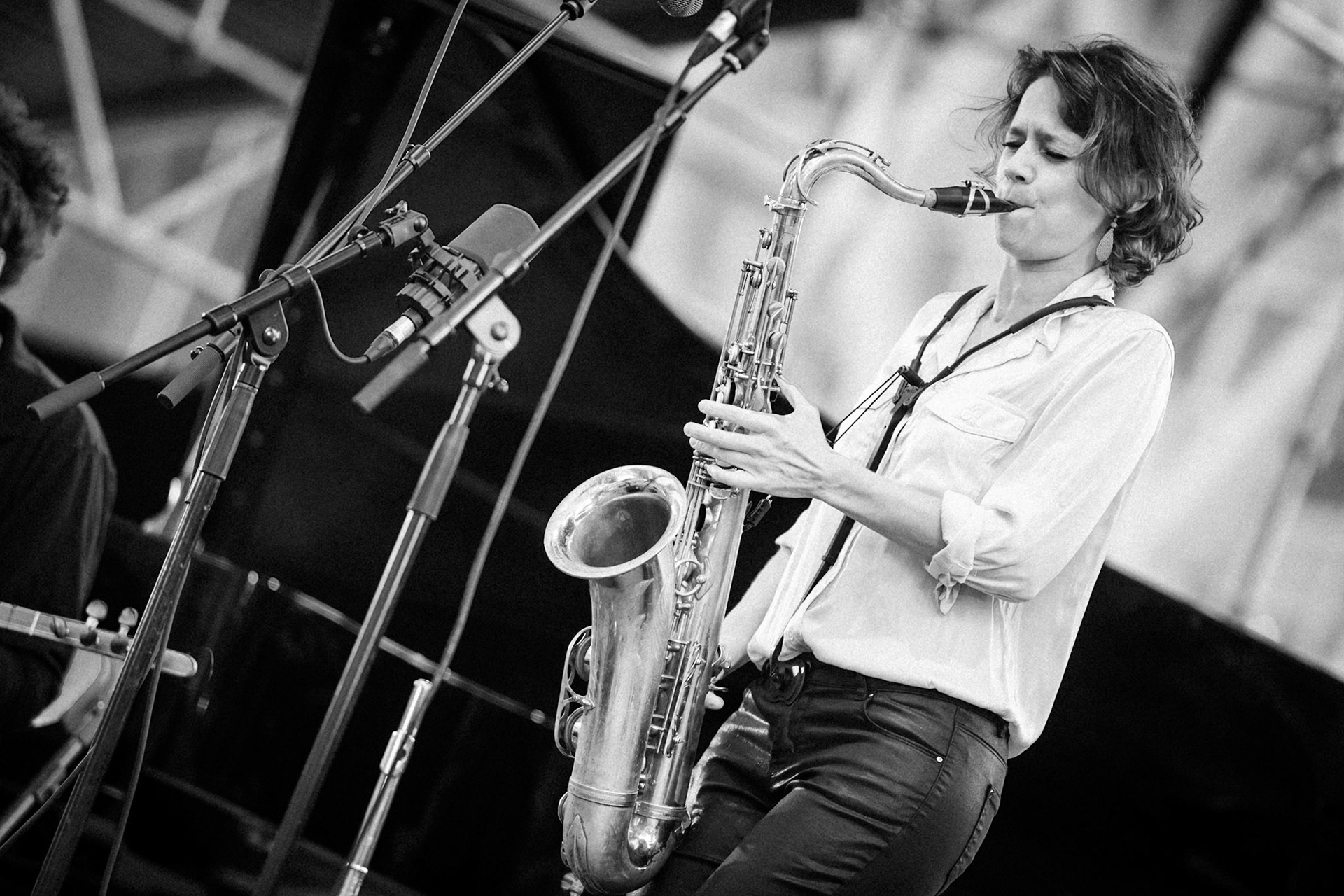 Sophie Alour invite Abdallah Abozekry, La Défense Jazz Festival, Parvis de la Défense, 23 septembre 2020