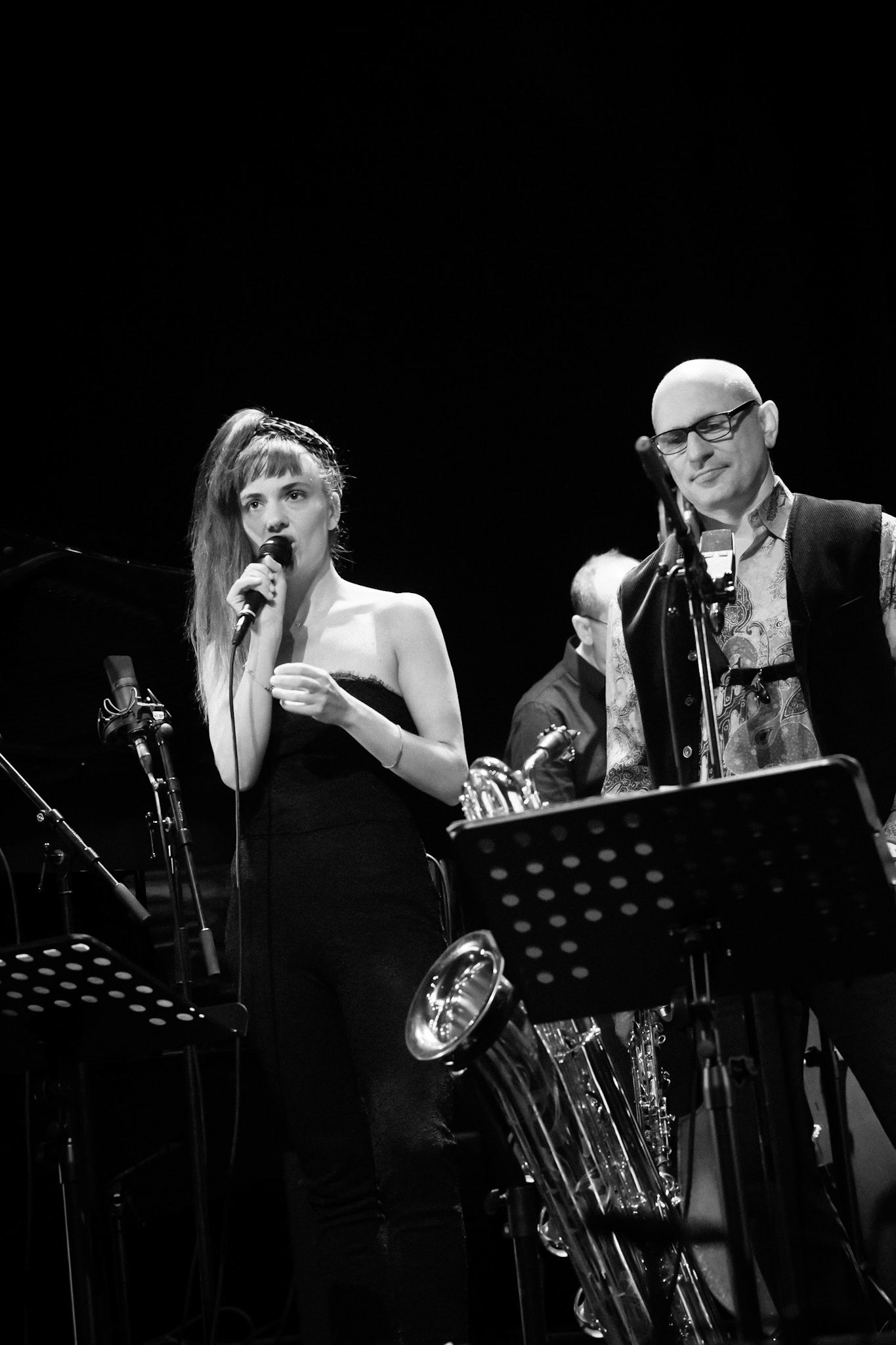 Leïla Olivesi Octet, special guest Camille Berthault, Festival Jazz à Saint-Germain-des-Prés - Paris, Théâtre de l'Alliance Française