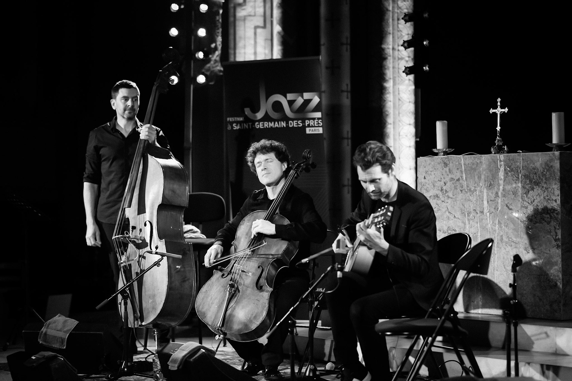 Loco Cello Feat Emile Parisien, Festival Jazz à Saint-Germain-des-Prés - Paris, Eglise Saint-Germain-des-Prés