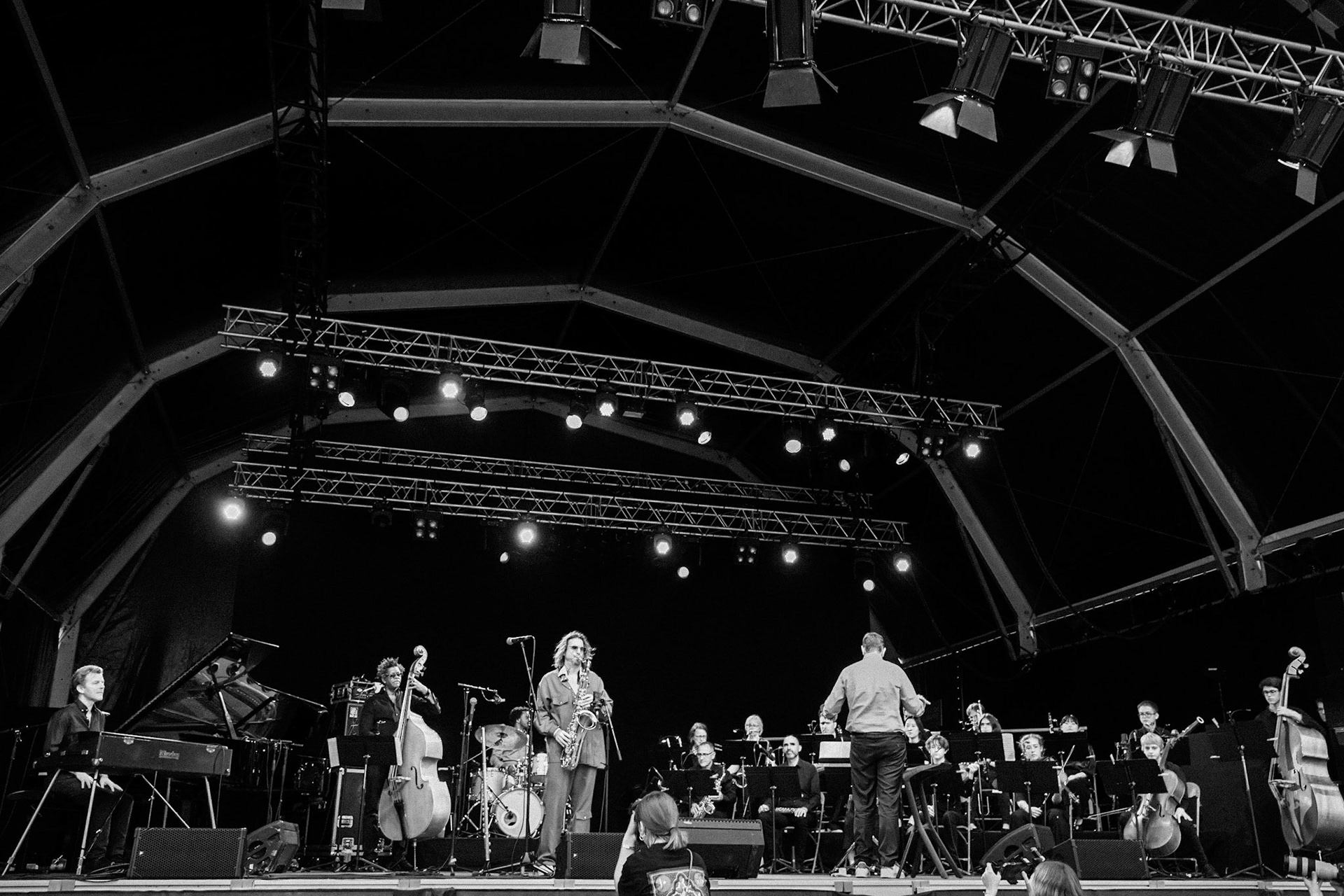 Samy Thiébault "Awé Large Ensemble", La Défense Jazz Festival, Parvis de la Défense, 26 juin 2023