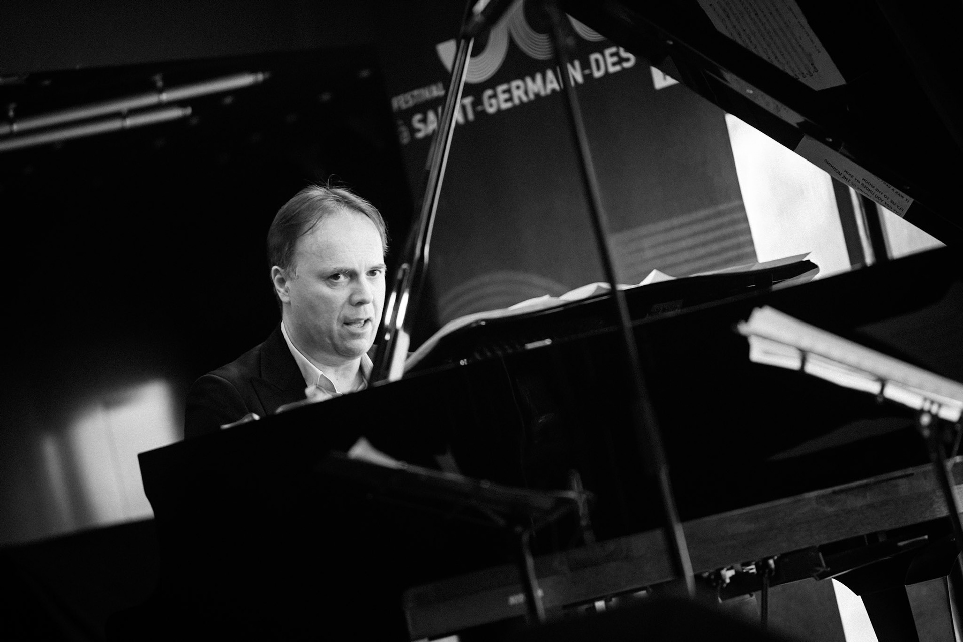 Laurent Courthaliac trio, guests Hugh Coltman &amp; Krysrle Warren, Festival Jazz à Saint-Germain-des-Prés - Paris, Péniche Le Son de la Terre