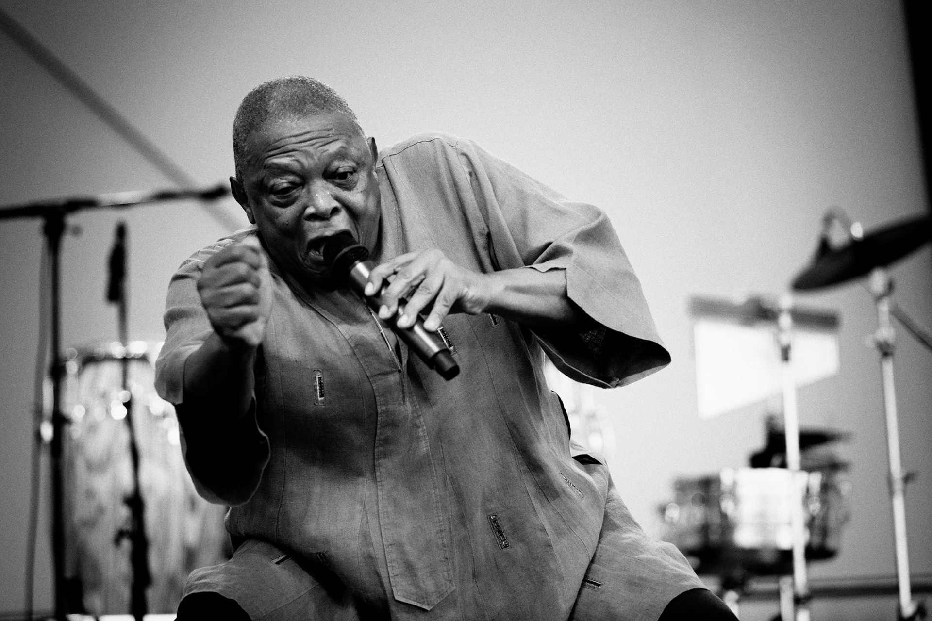 Hugh Masekela, Paris Jazz Festival, Parc Floral (Paris), 21 juillet 2013