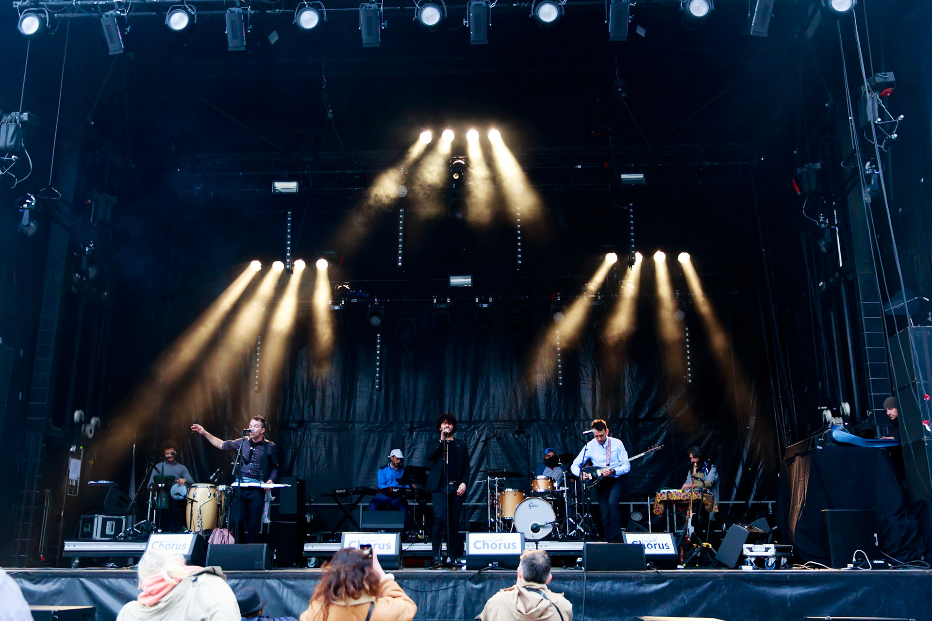 Sofiane Saidi & Mazalda, 31ème édition Festival Chorus des Hauts-de-Seine, Parvis de La Seine Musicale (Boulogne-Billancourt), 5 avril 2019