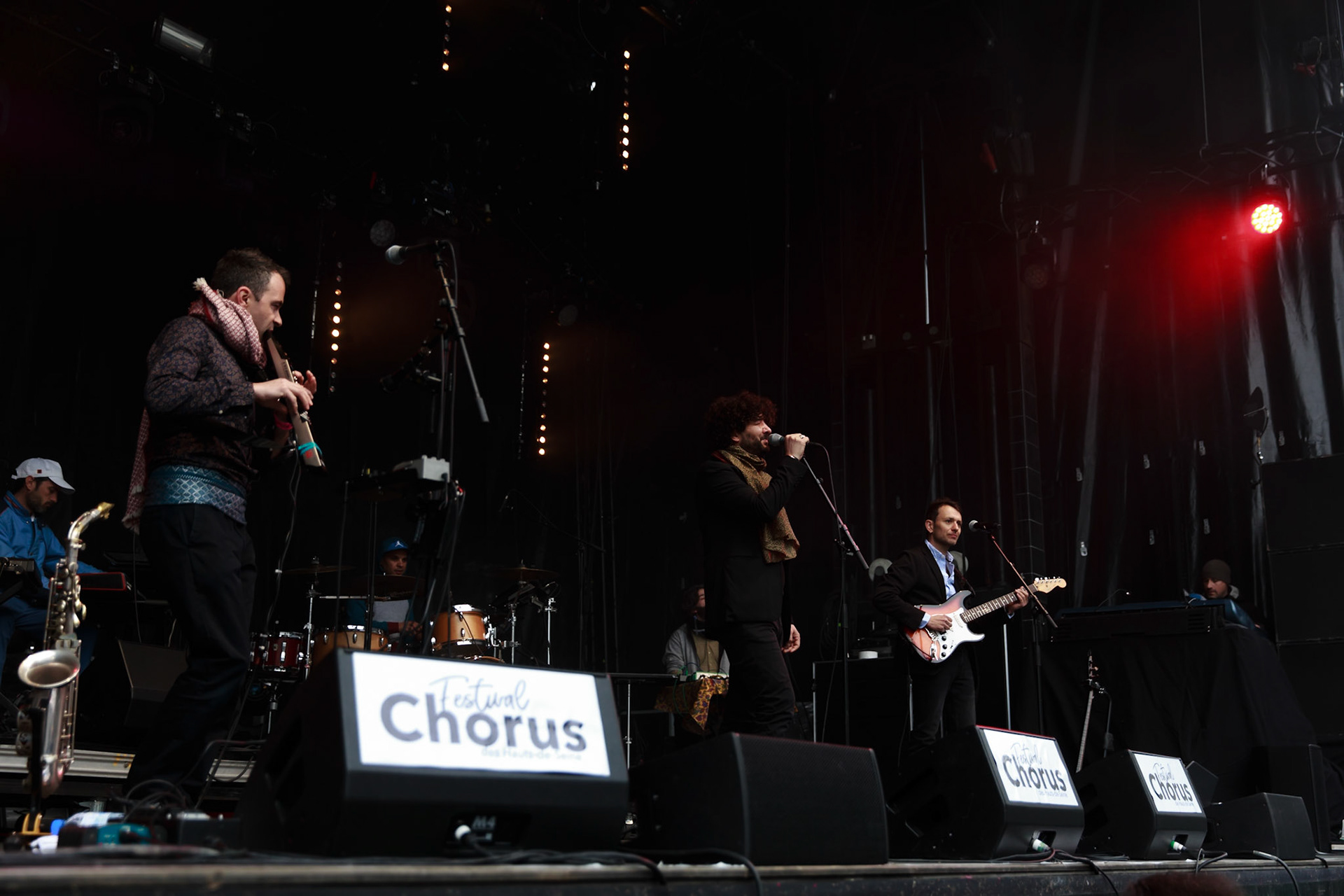 Sofiane Saidi & Mazalda, 31ème édition Festival Chorus des Hauts-de-Seine, Parvis de La Seine Musicale (Boulogne-Billancourt), 5 avril 2019